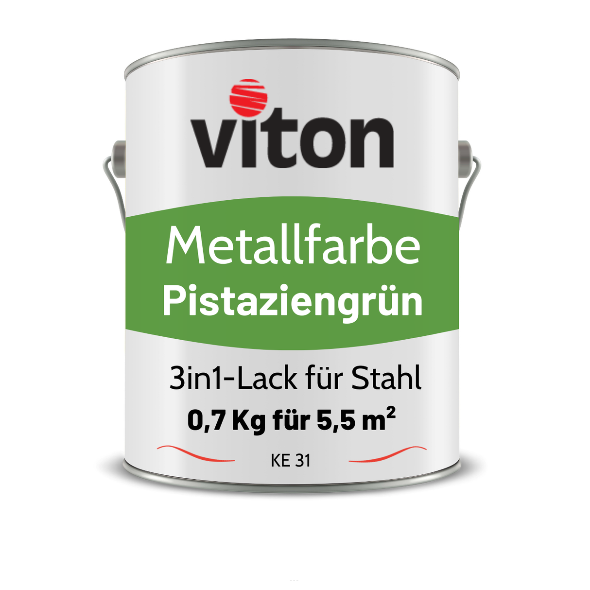 VITON Metallfarbe KE31: 3-in-1 inkl. Rostschutz & Grundierung