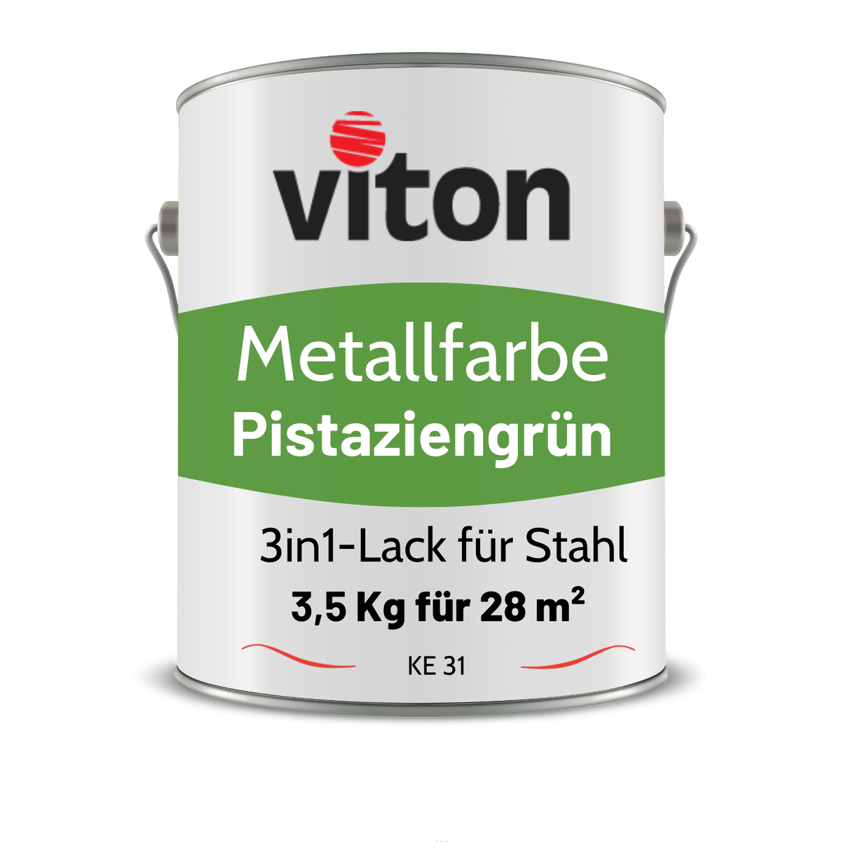 VITON Metallfarbe KE31: 3-in-1 inkl. Rostschutz & Grundierung
