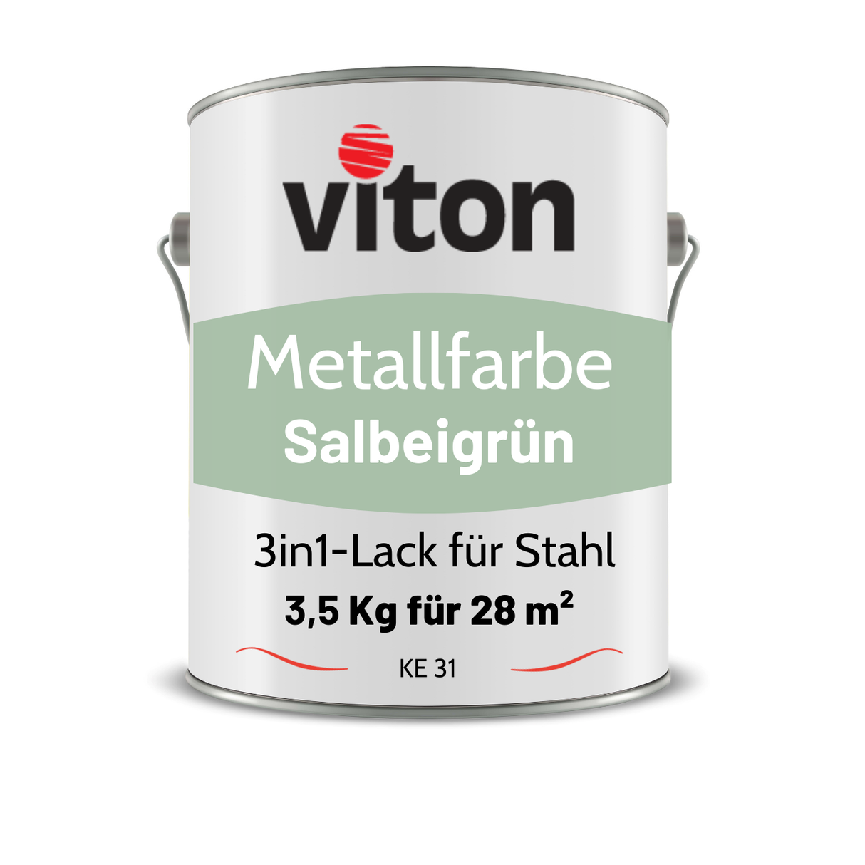 VITON Metallfarbe KE31: 3-in-1 inkl. Rostschutz & Grundierung