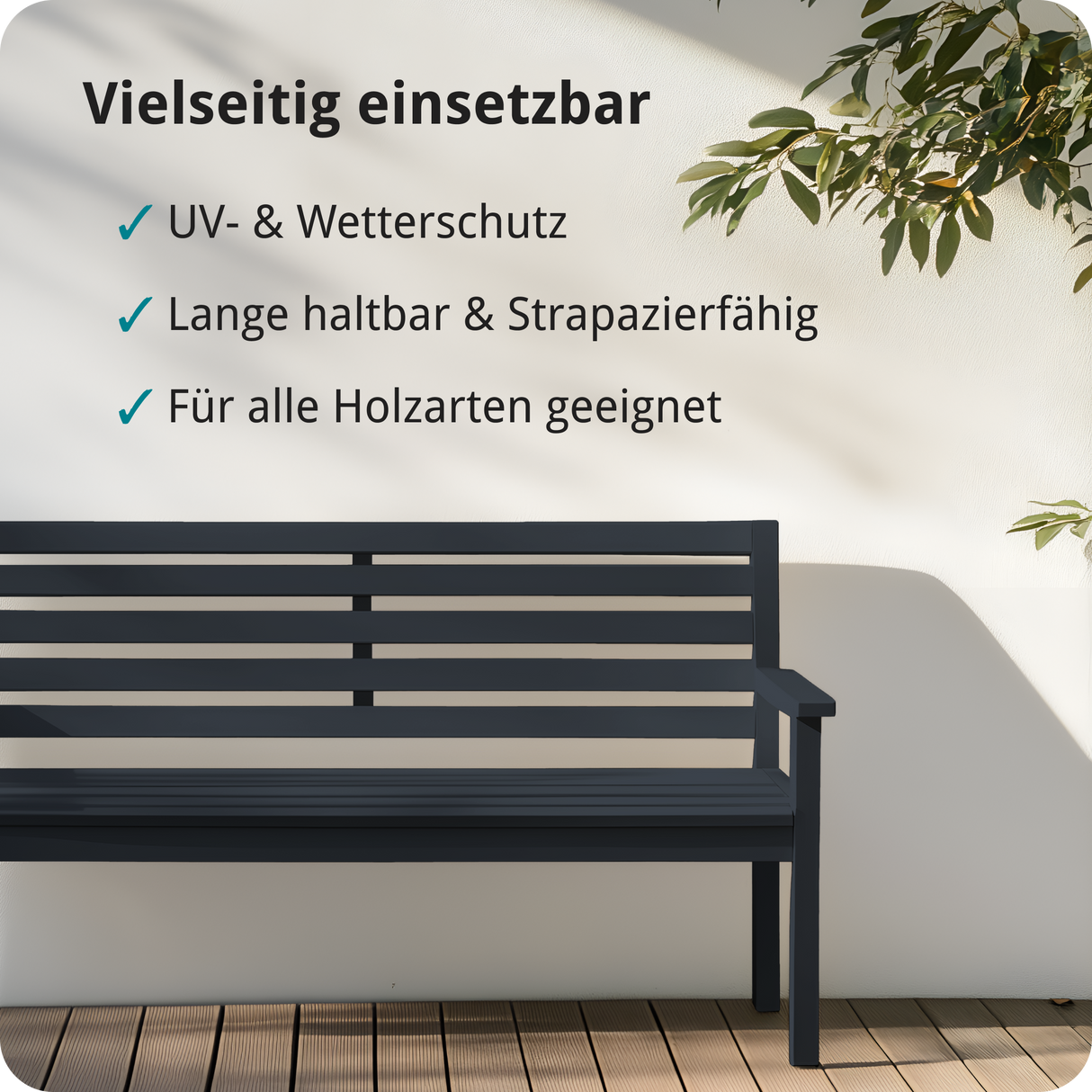 Berico Holzfarbe: 4-in-1 Holzlack für Innen und Außen