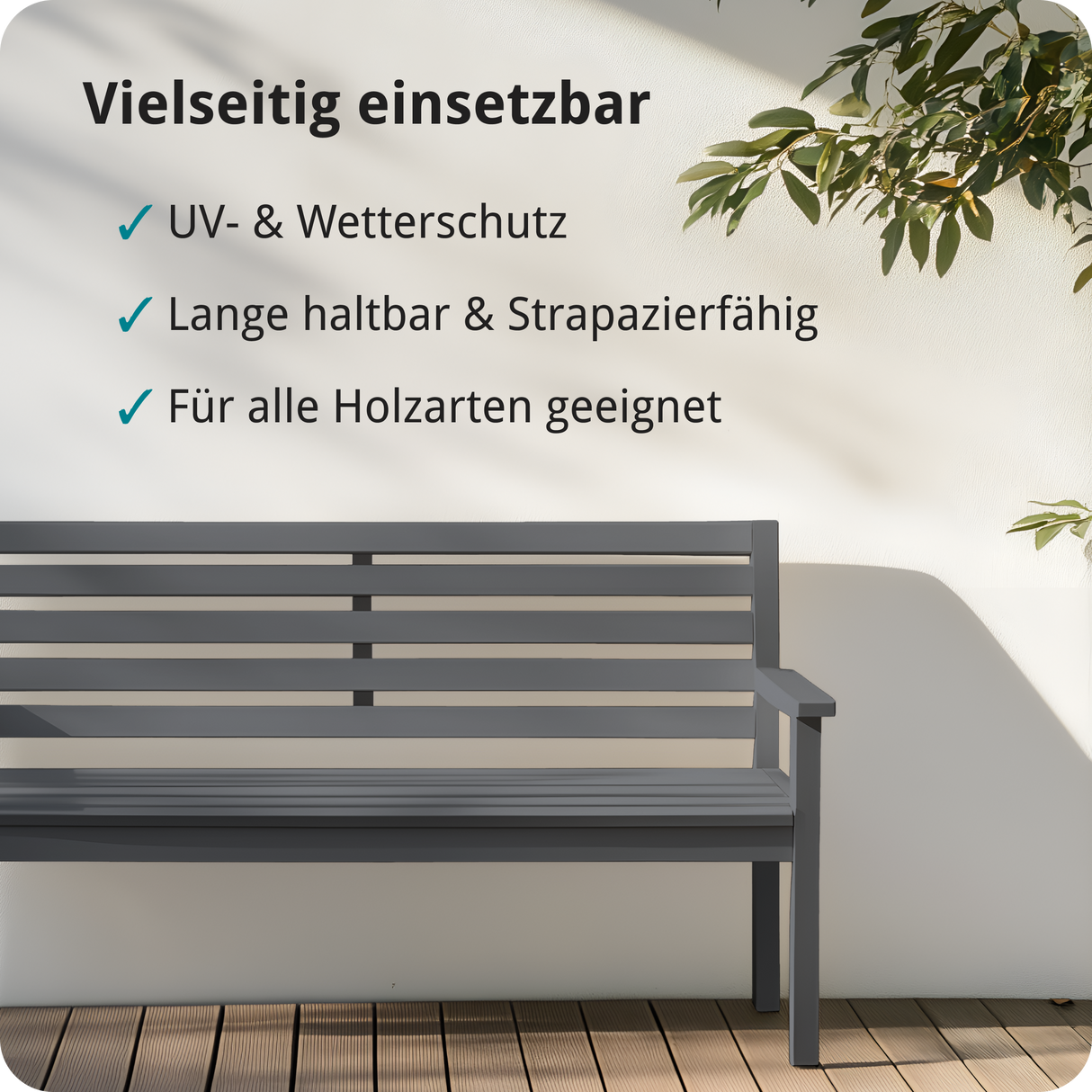 Berico Holzfarbe: 4-in-1 Holzlack für Innen und Außen