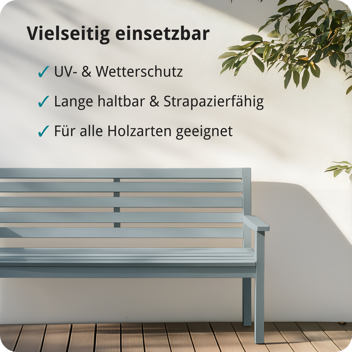 Berico Holzfarbe: 4-in-1 Holzlack für Innen und Außen