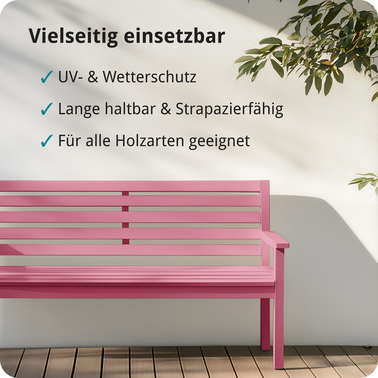 BERICO Holzfarbe: 4-in-1 Holzlack für Innen und Außen