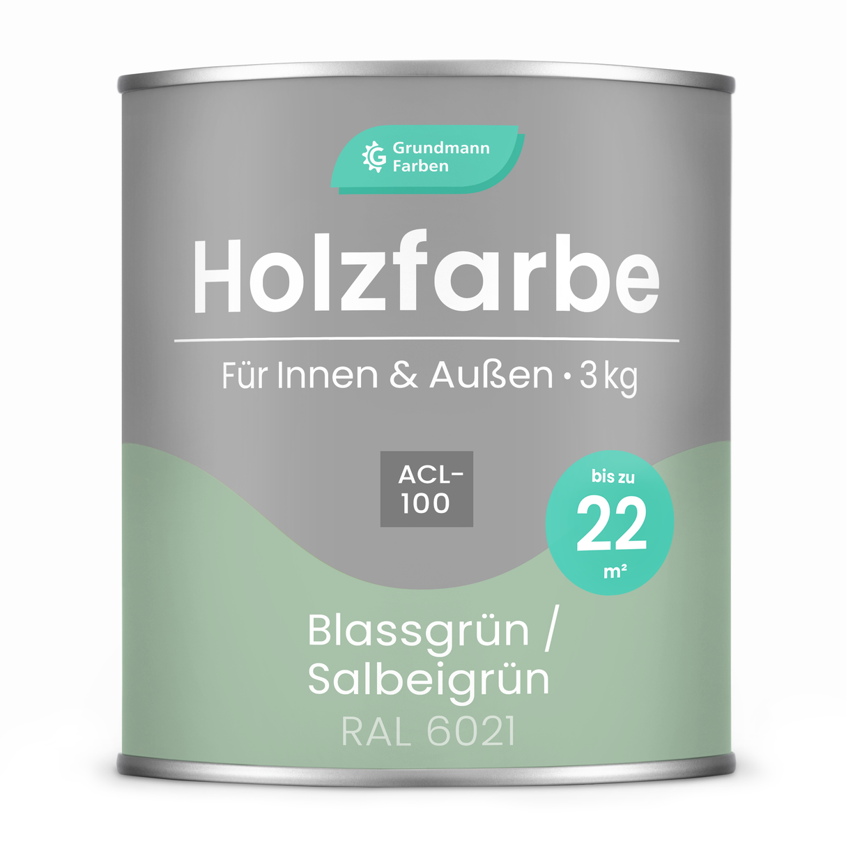 GRUNDMANN Holzfarbe & Wetterschutzfarbe: 4-in-1 Holzanstrich inkl. Grundierung