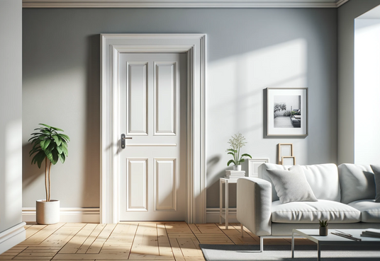 tür gestrichen lackiert ral 9010 reinweiss weiss wohnung altbau