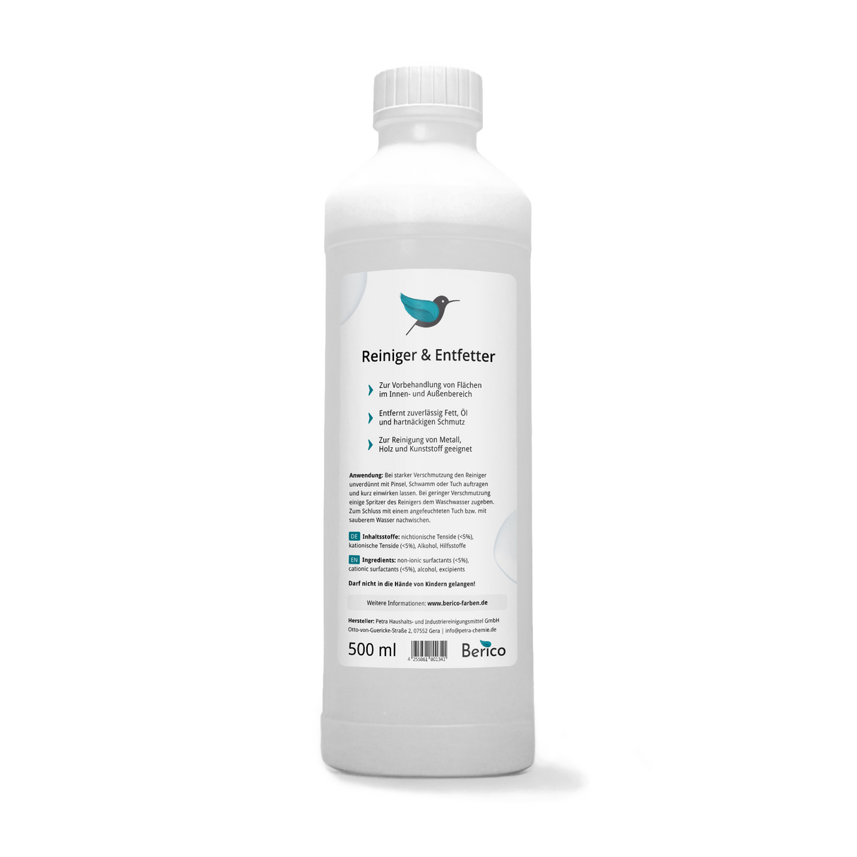 BERICO Reiniger & Entfetter – kraftvoll, sicher und umweltverträglich