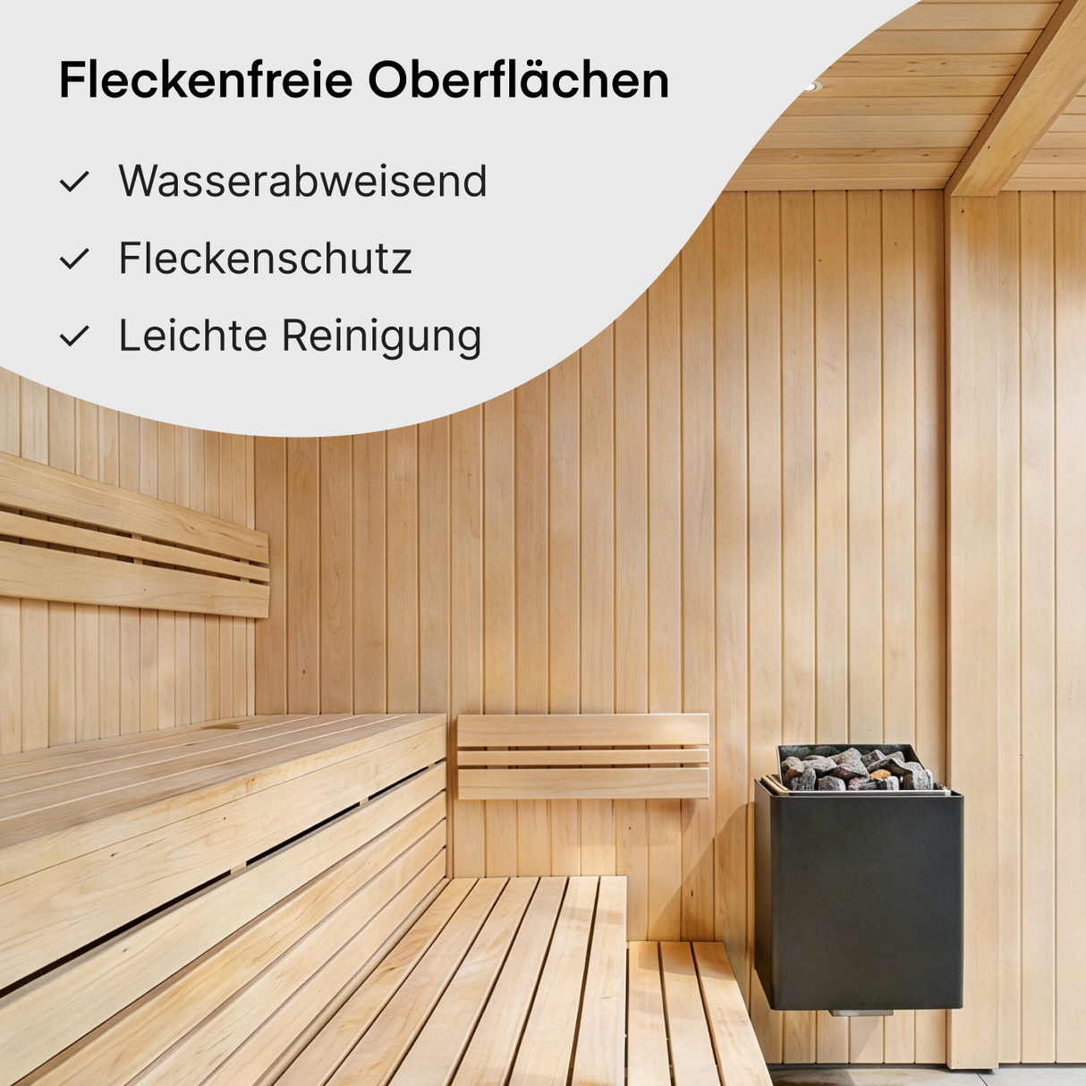 Grundmann Pflegeöl für die Sauna - Paraffinöl - Natürliches Pflegeöl zum Schutz von Saunaholz - Schützt das Holz