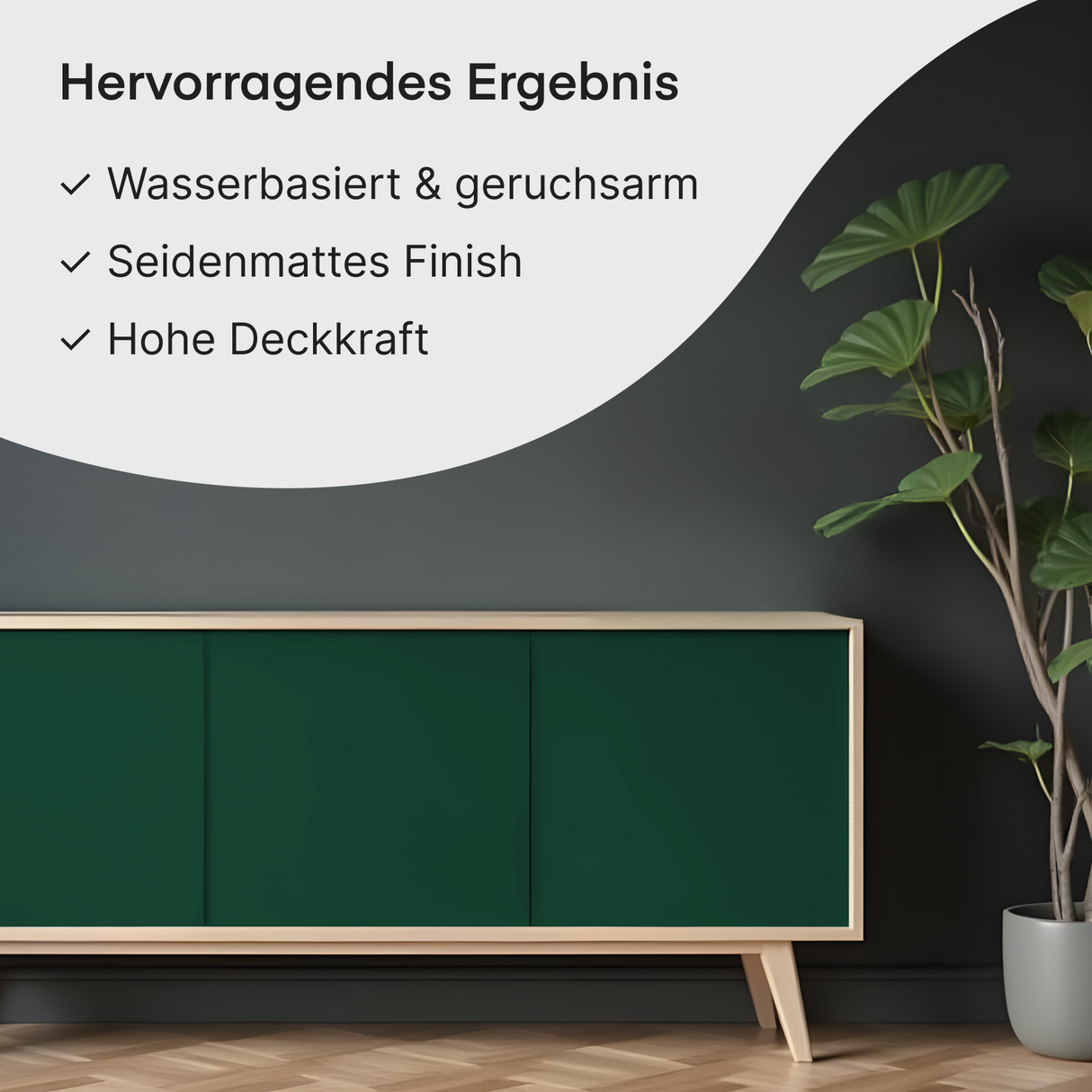 GRUNDMANN Acryllack: Premium 4-in-1 Lack, Buntlack und Möbelfarbe