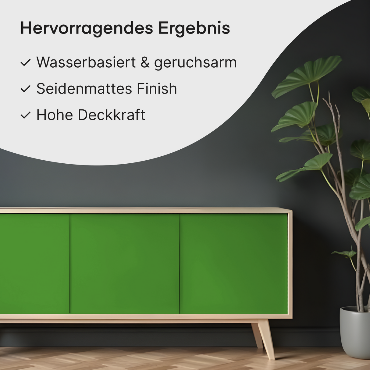 GRUNDMANN Acryllack: Premium 4-in-1 Lack, Buntlack und Möbelfarbe