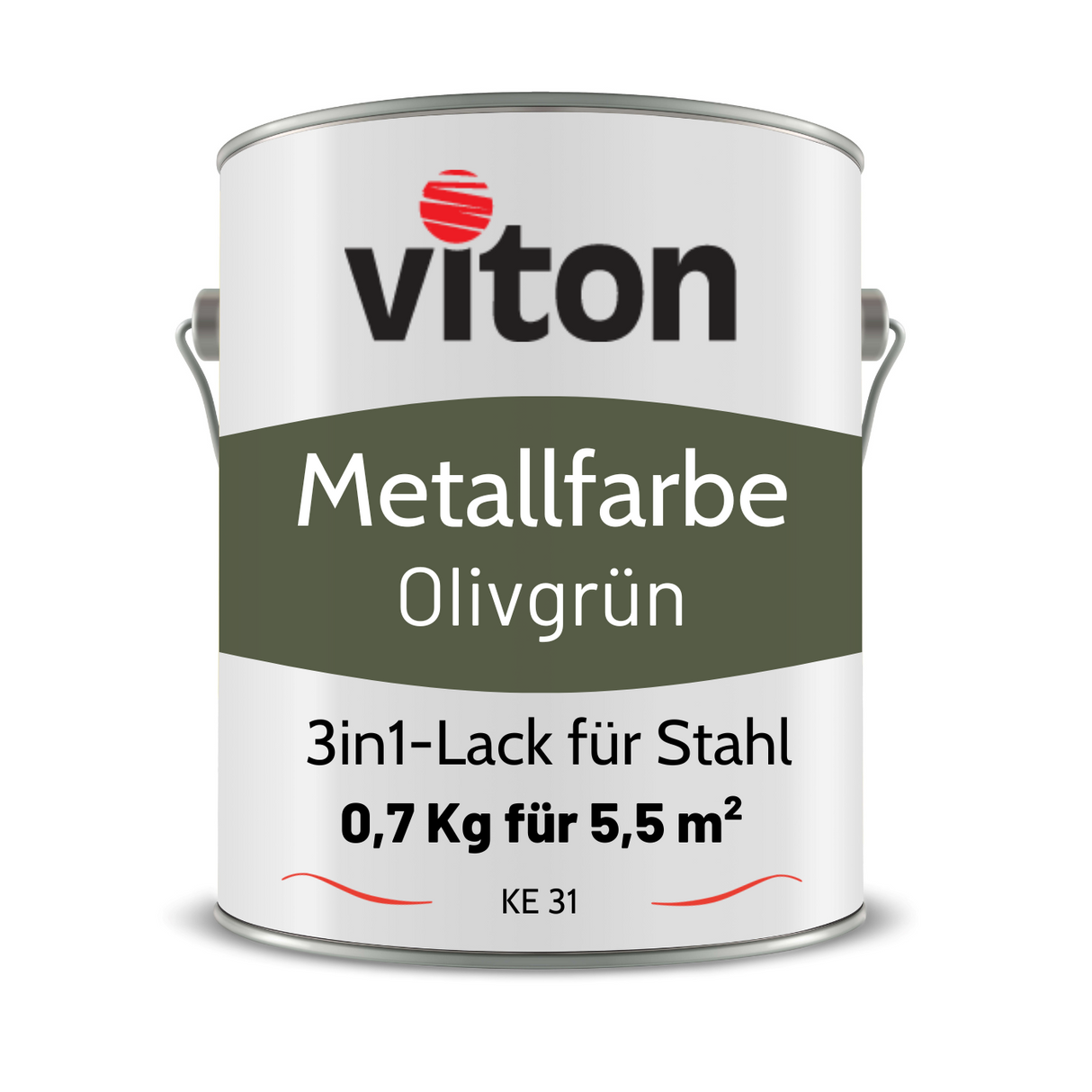 VITON Metallfarbe KE31: 3-in-1 inkl. Rostschutz & Grundierung