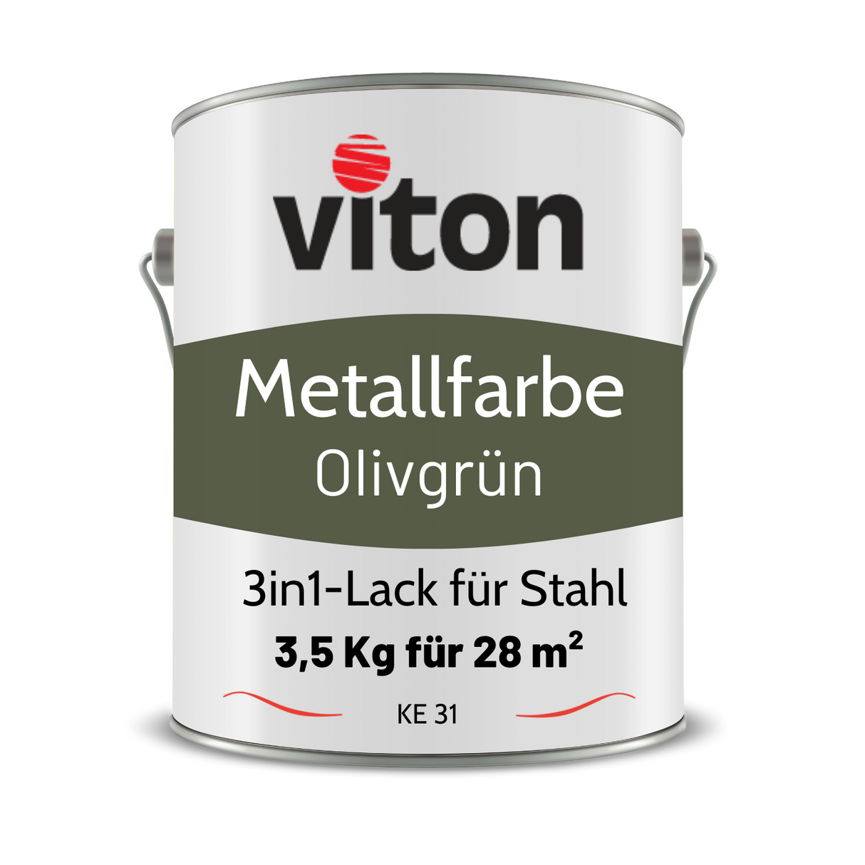 VITON Metallfarbe KE31: 3-in-1 inkl. Rostschutz & Grundierung