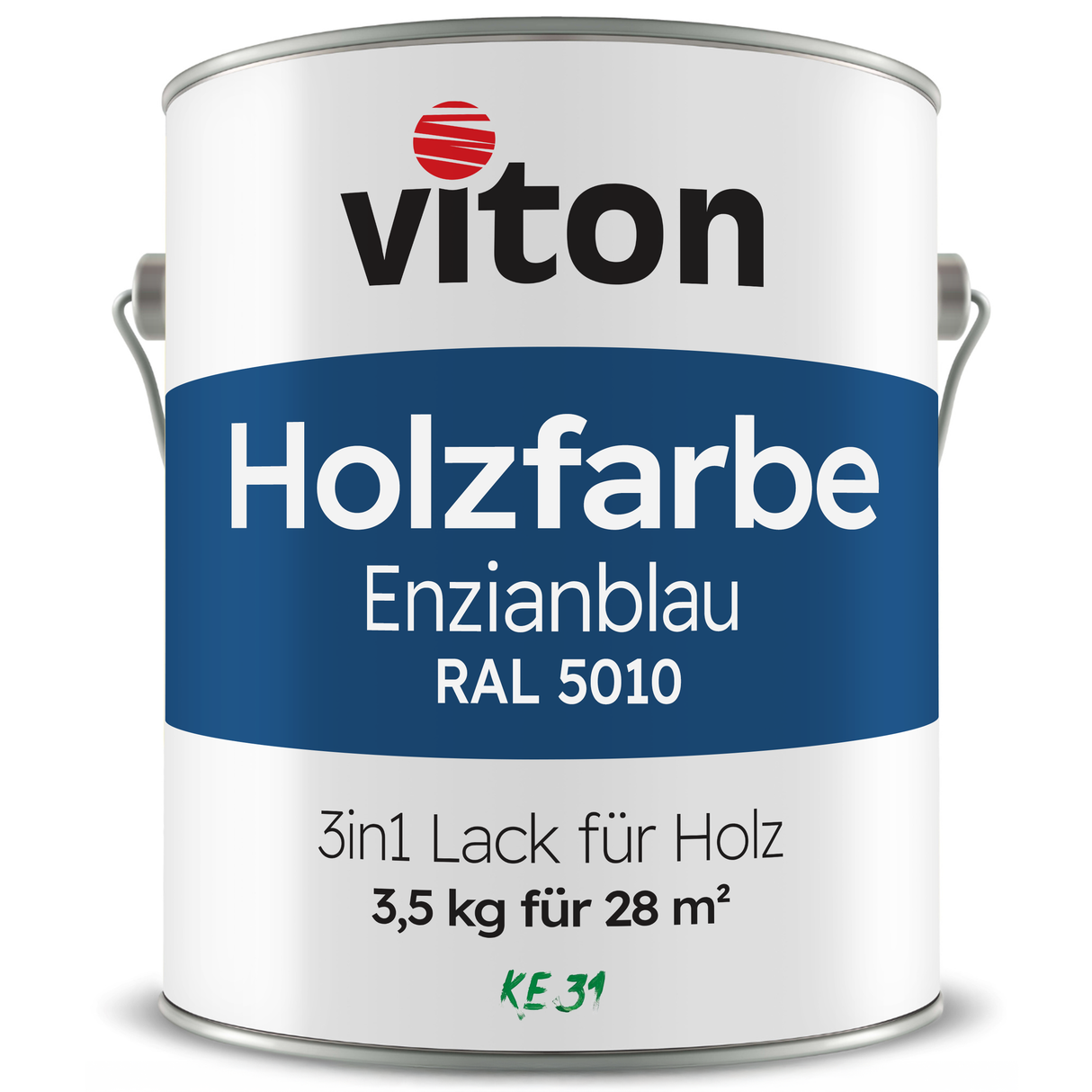 VITON Holzfarbe & Wetterschutzfarbe für Außen KE31 - 3in1 Grundierung & Deckfarbe