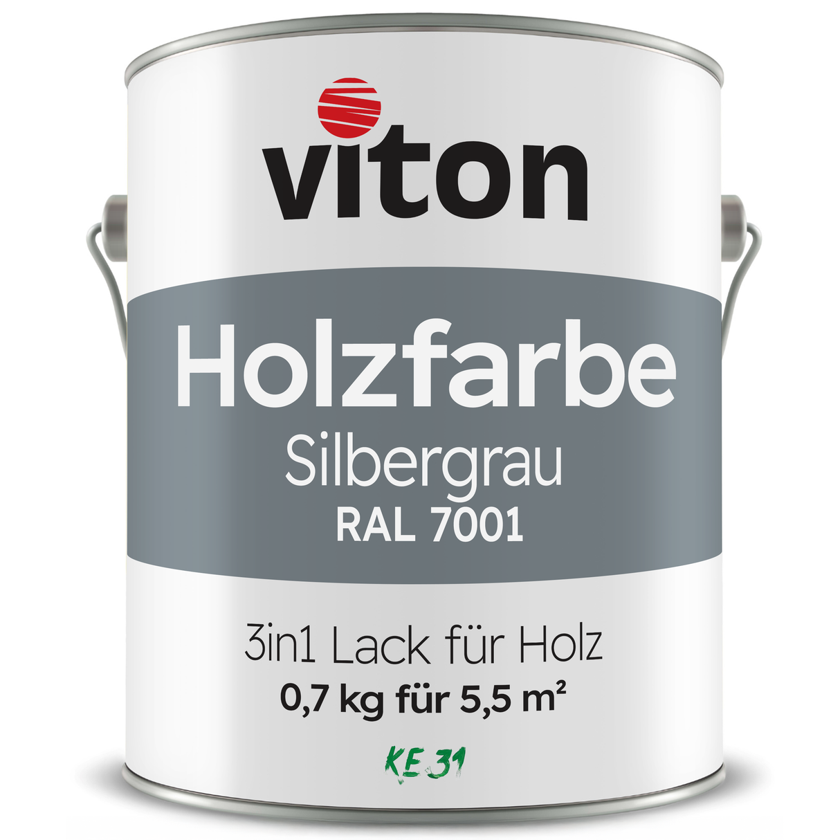 VITON Holzfarbe & Wetterschutzfarbe für Außen KE31 - 3in1 Grundierung & Deckfarbe