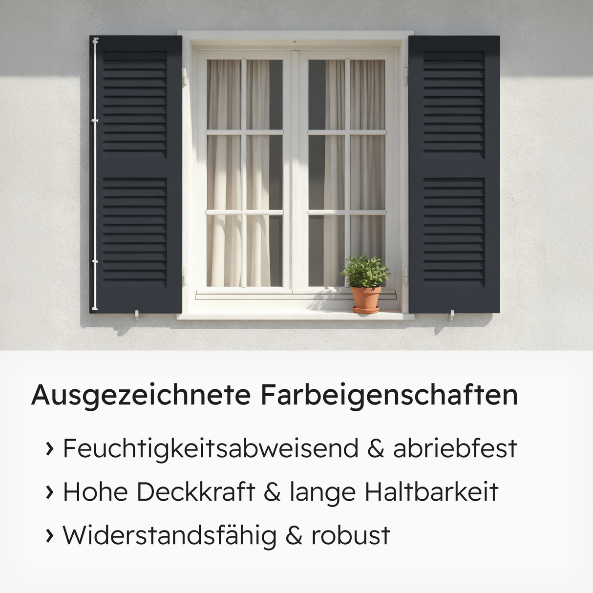 VITON Holzfarbe & Wetterschutzfarbe für Außen KE31 - 3in1 Grundierung & Deckfarbe