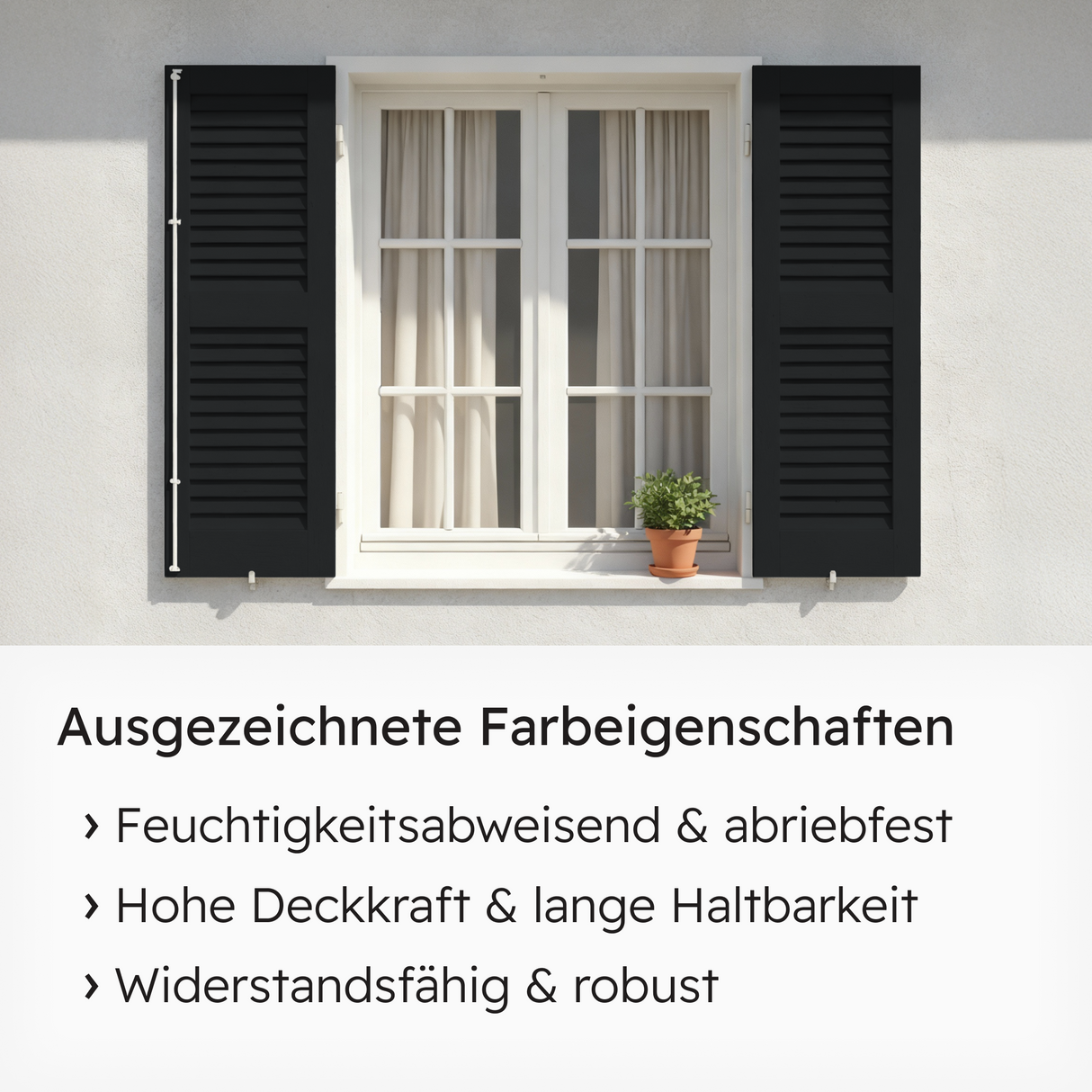 VITON Holzfarbe & Wetterschutzfarbe für Außen KE31 - 3in1 Grundierung & Deckfarbe
