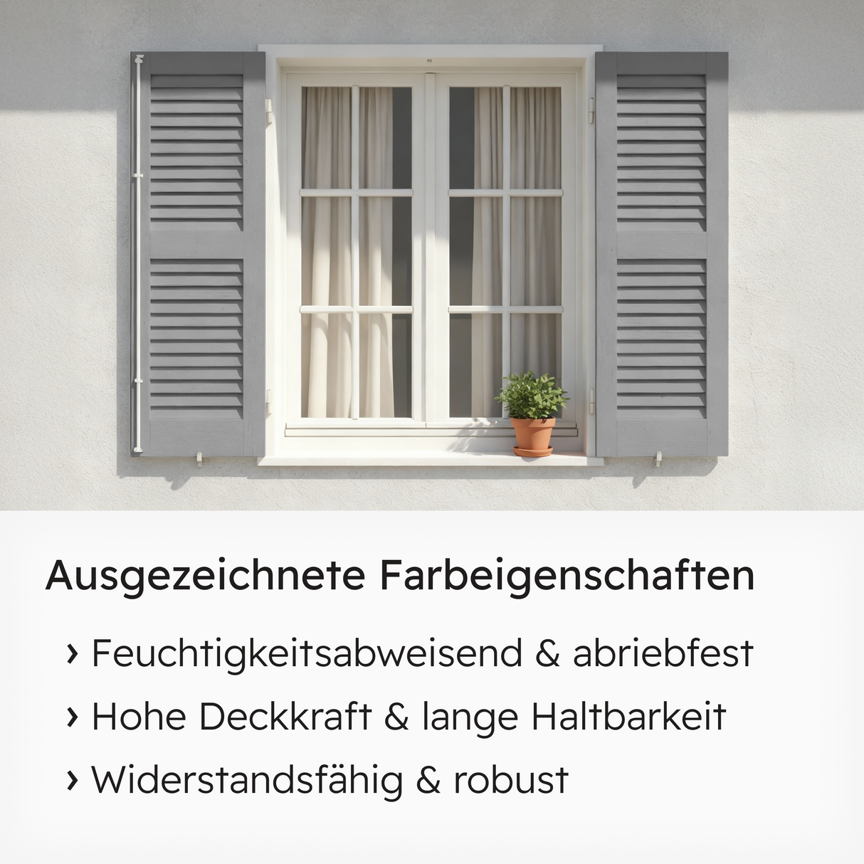 VITON Holzfarbe & Wetterschutzfarbe für Außen KE31 - 3in1 Grundierung & Deckfarbe