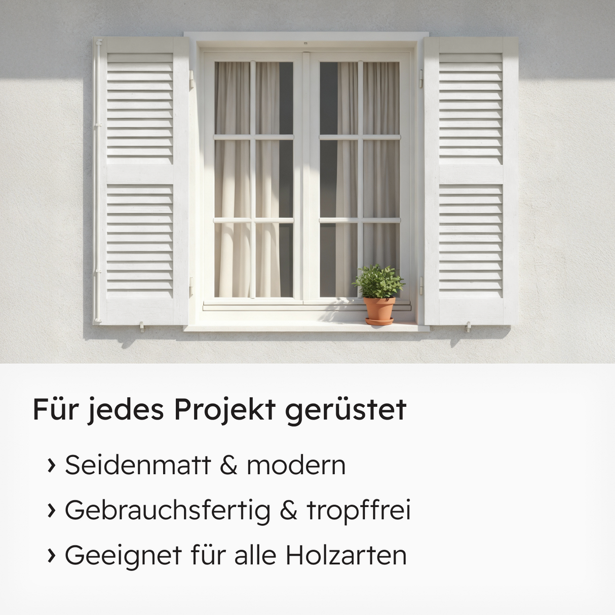 VITON Holzfarbe & Wetterschutzfarbe für Außen KE31 - 3in1 Grundierung & Deckfarbe