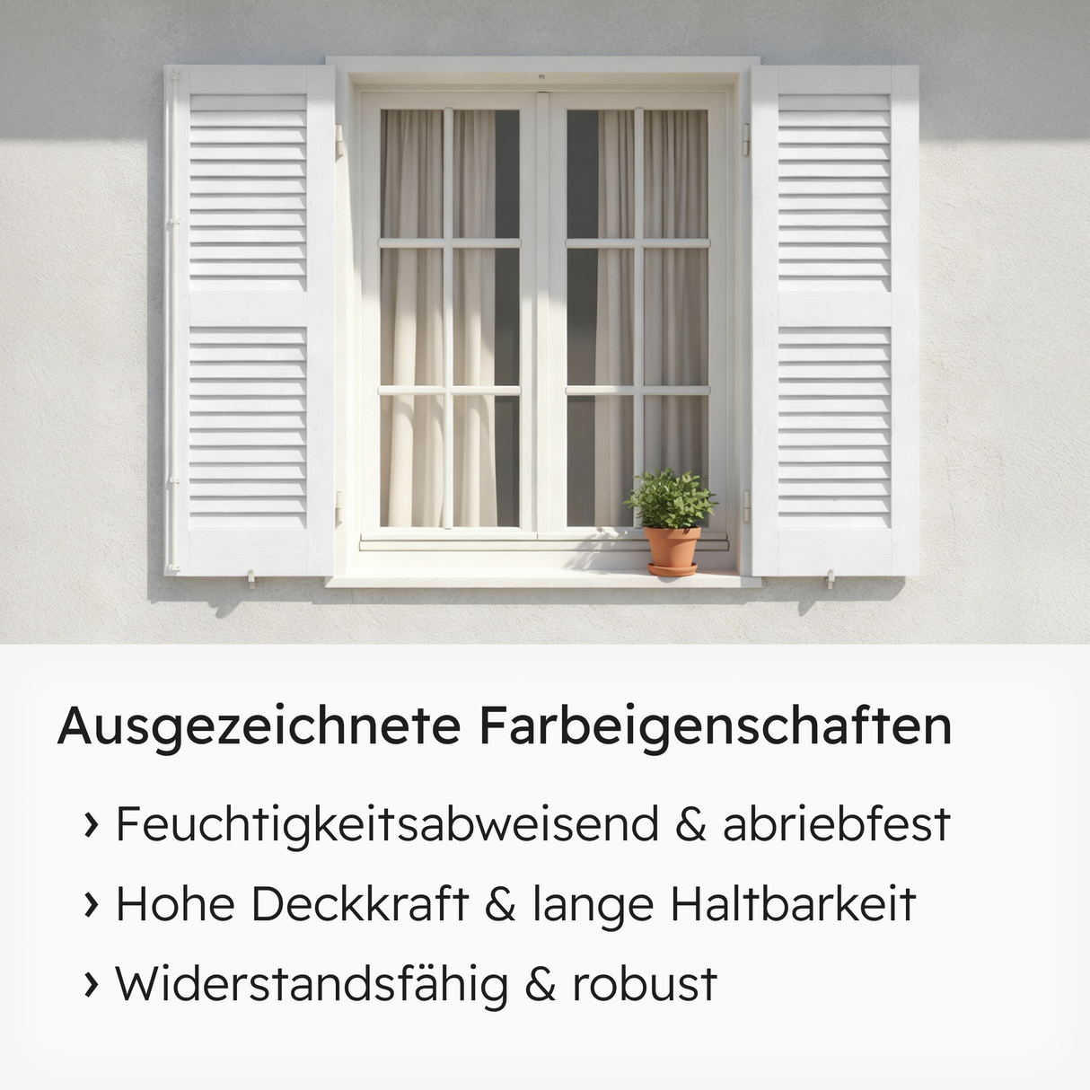 VITON Holzfarbe & Wetterschutzfarbe für Außen KE31 - 3in1 Grundierung & Deckfarbe