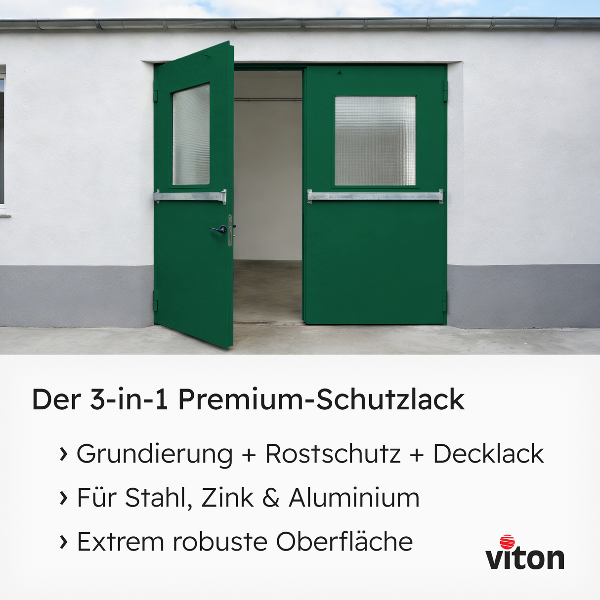 VITON Metallfarbe KE31: 3-in-1 inkl. Rostschutz & Grundierung