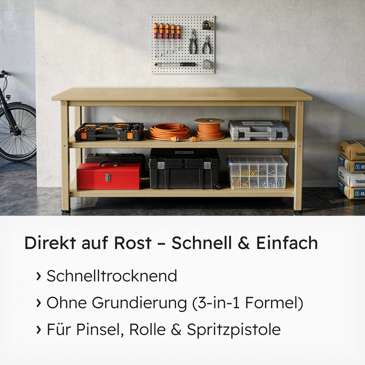 VITON Metallfarbe KE31: 3-in-1 inkl. Rostschutz & Grundierung