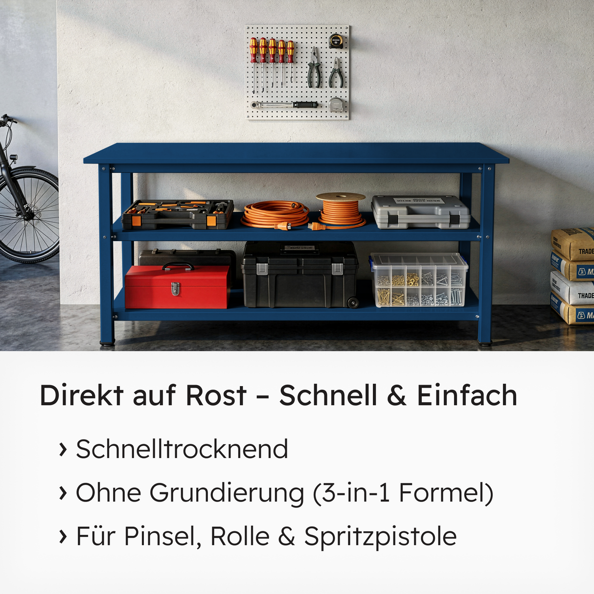 VITON Metallfarbe KE31: 3-in-1 inkl. Rostschutz & Grundierung