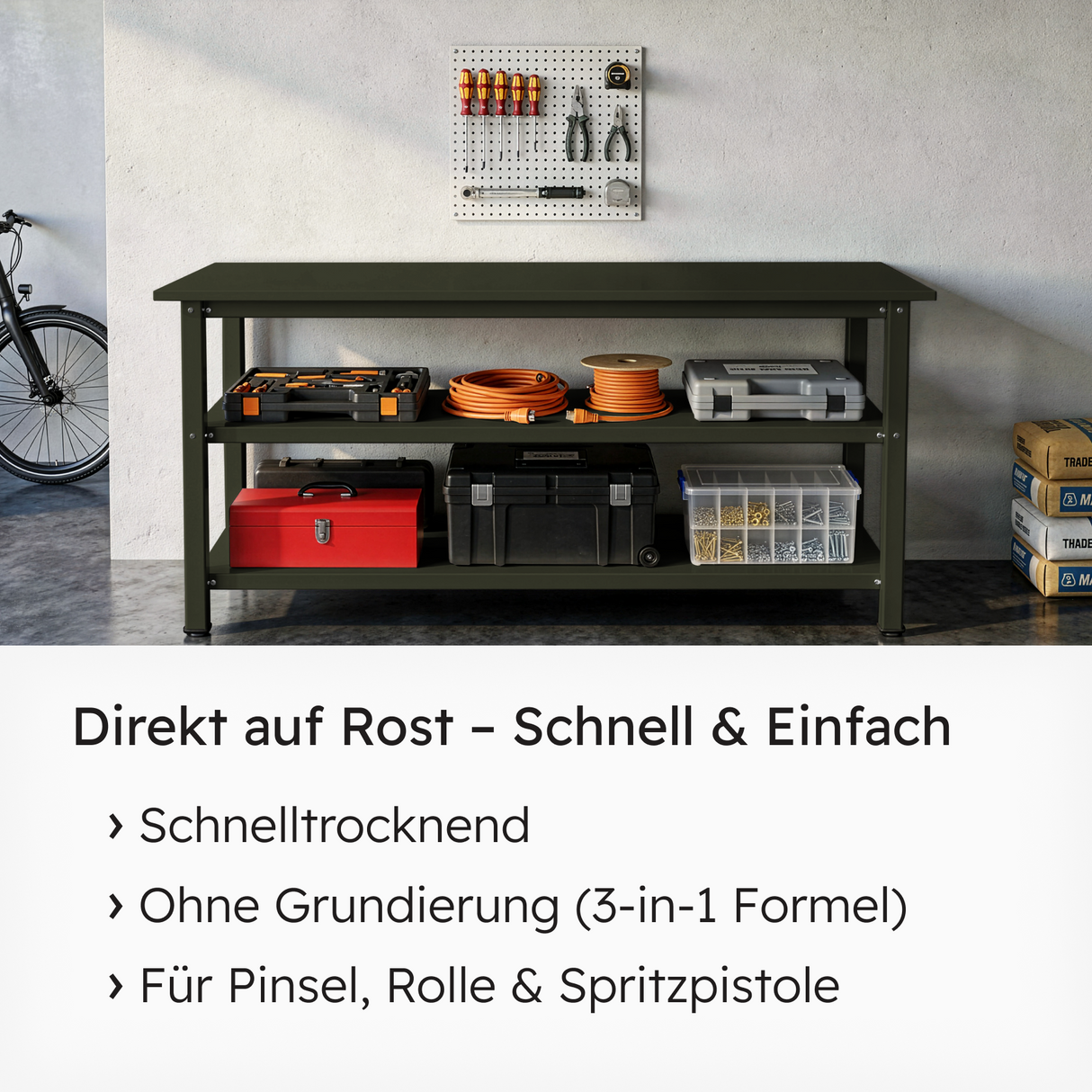 VITON Metallfarbe KE31: 3-in-1 inkl. Rostschutz & Grundierung
