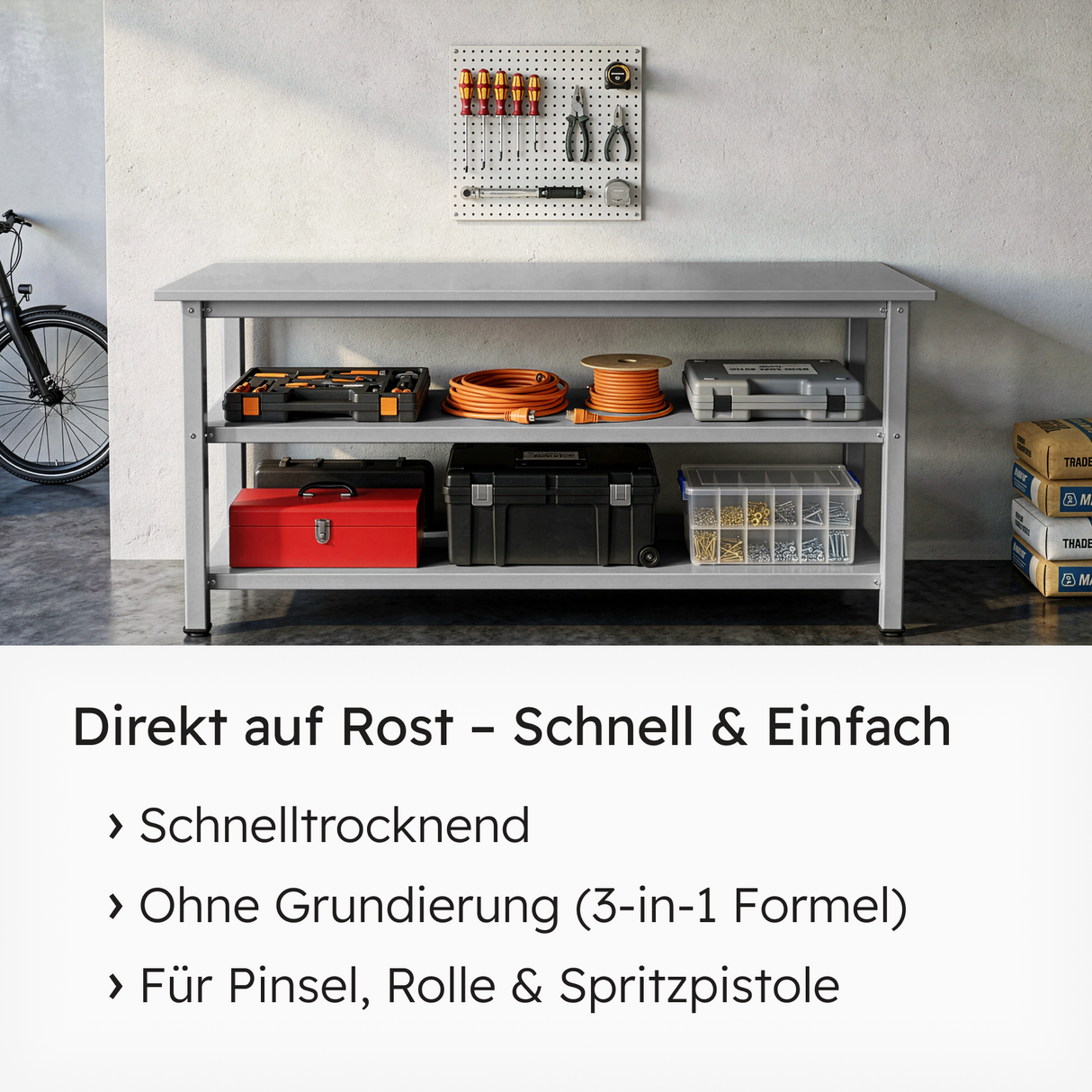 VITON Metallfarbe KE31: 3-in-1 inkl. Rostschutz & Grundierung