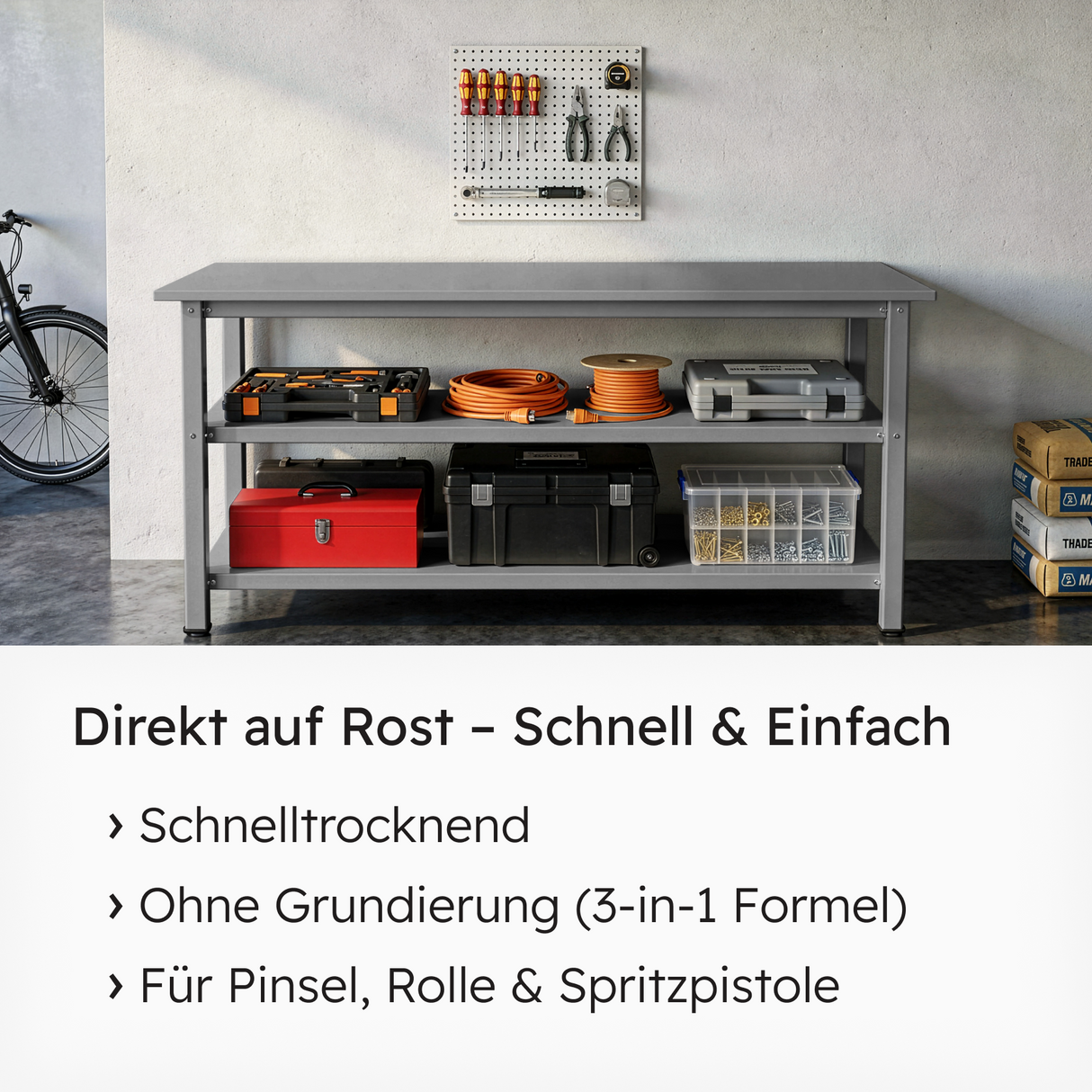 VITON Metallfarbe KE31: 3-in-1 inkl. Rostschutz & Grundierung