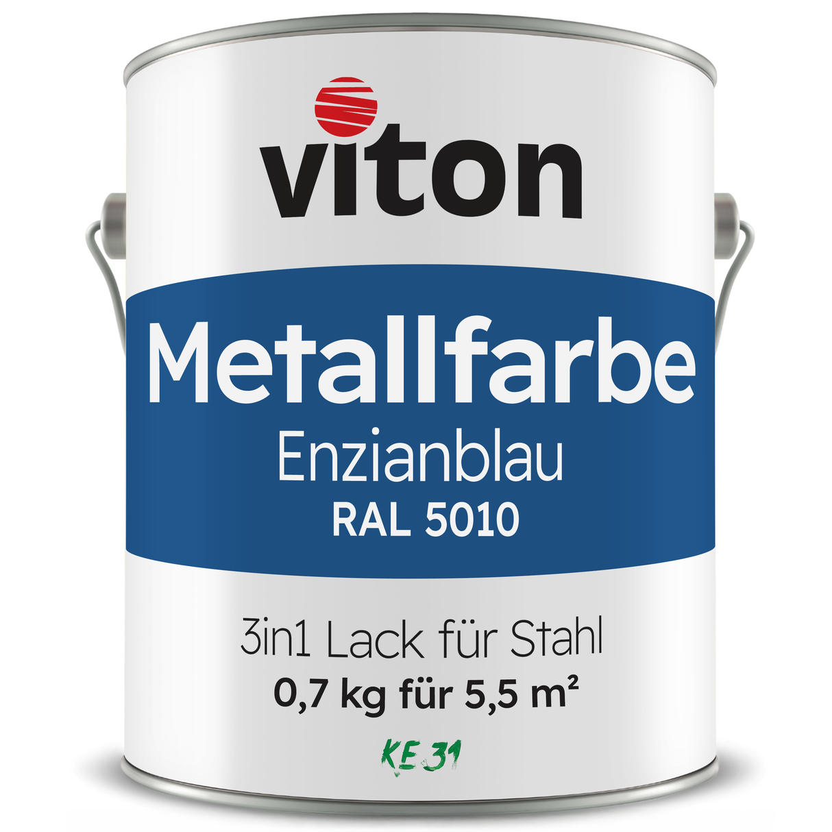 VITON Metallfarbe KE31: 3-in-1 inkl. Rostschutz & Grundierung