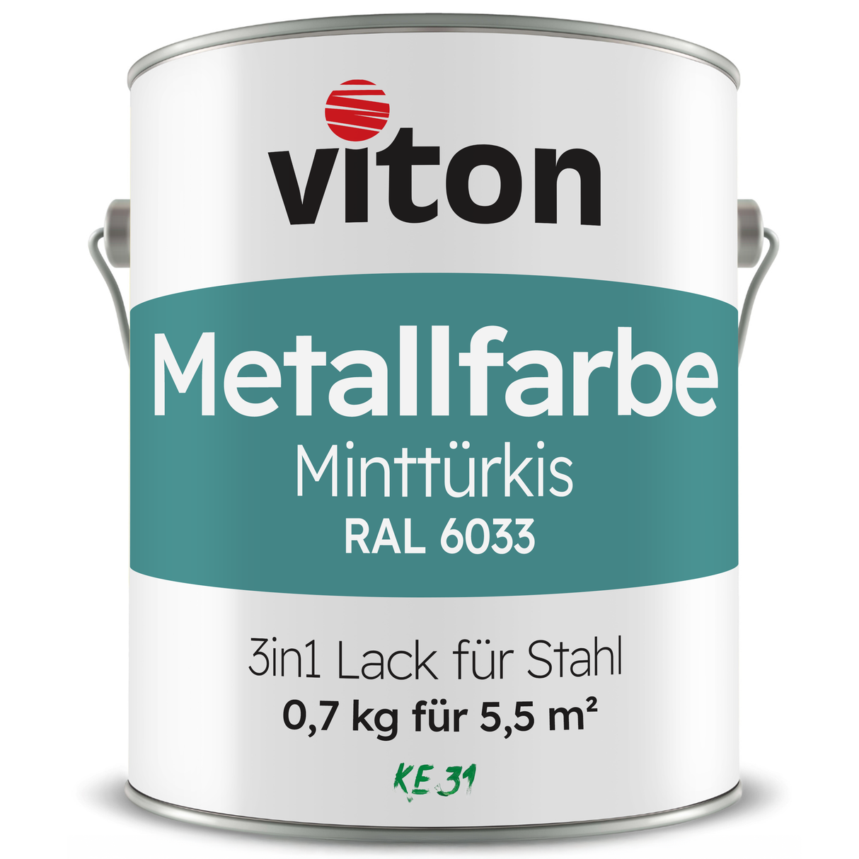 VITON Metallfarbe KE31: 3-in-1 inkl. Rostschutz & Grundierung