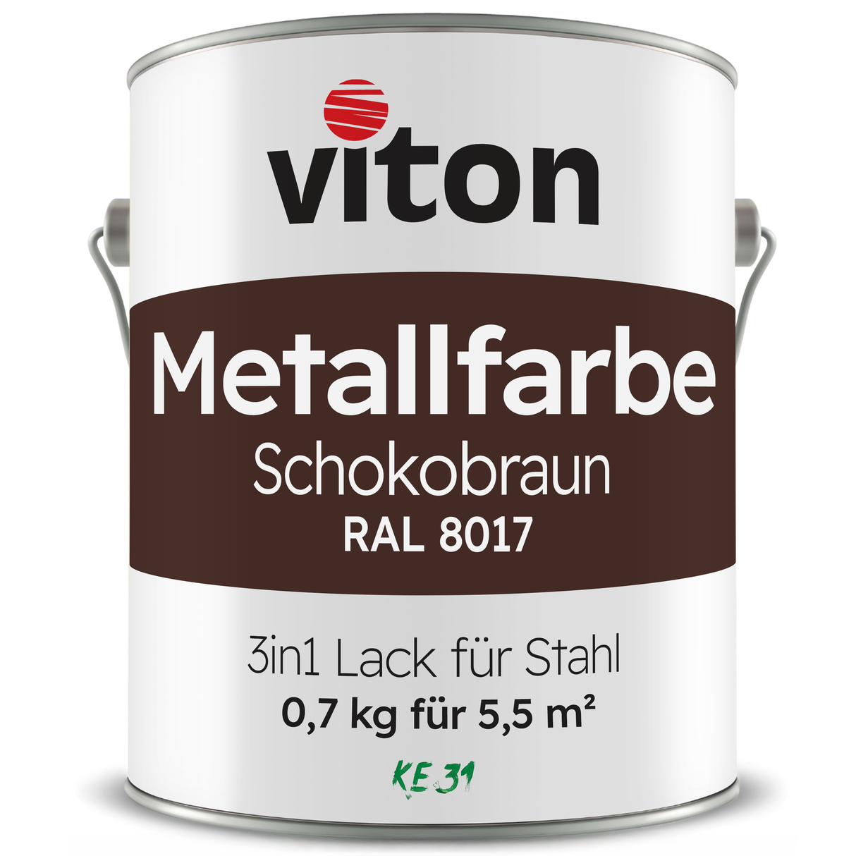 VITON Metallfarbe KE31: 3-in-1 inkl. Rostschutz & Grundierung