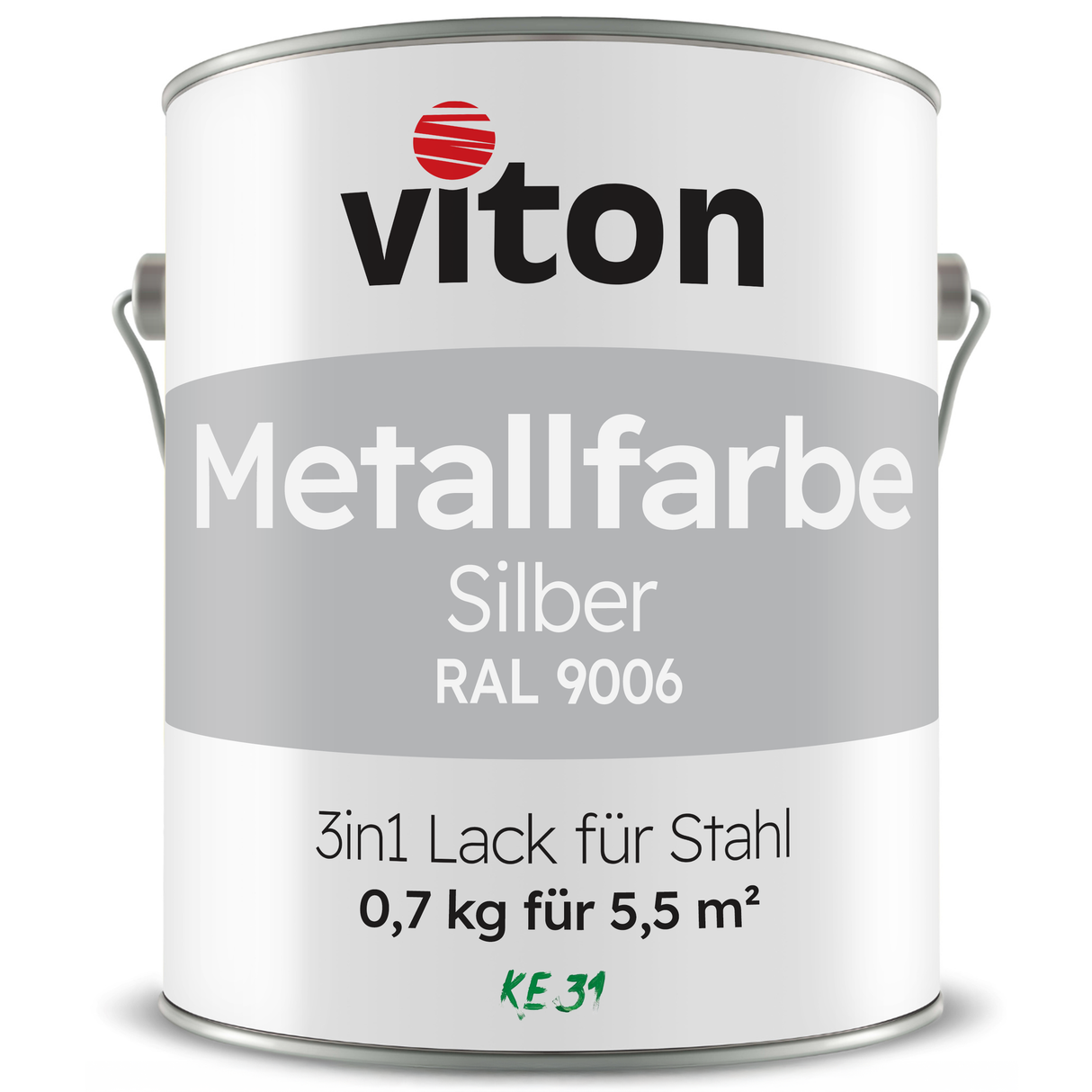 VITON Metallfarbe KE31: 3-in-1 inkl. Rostschutz & Grundierung