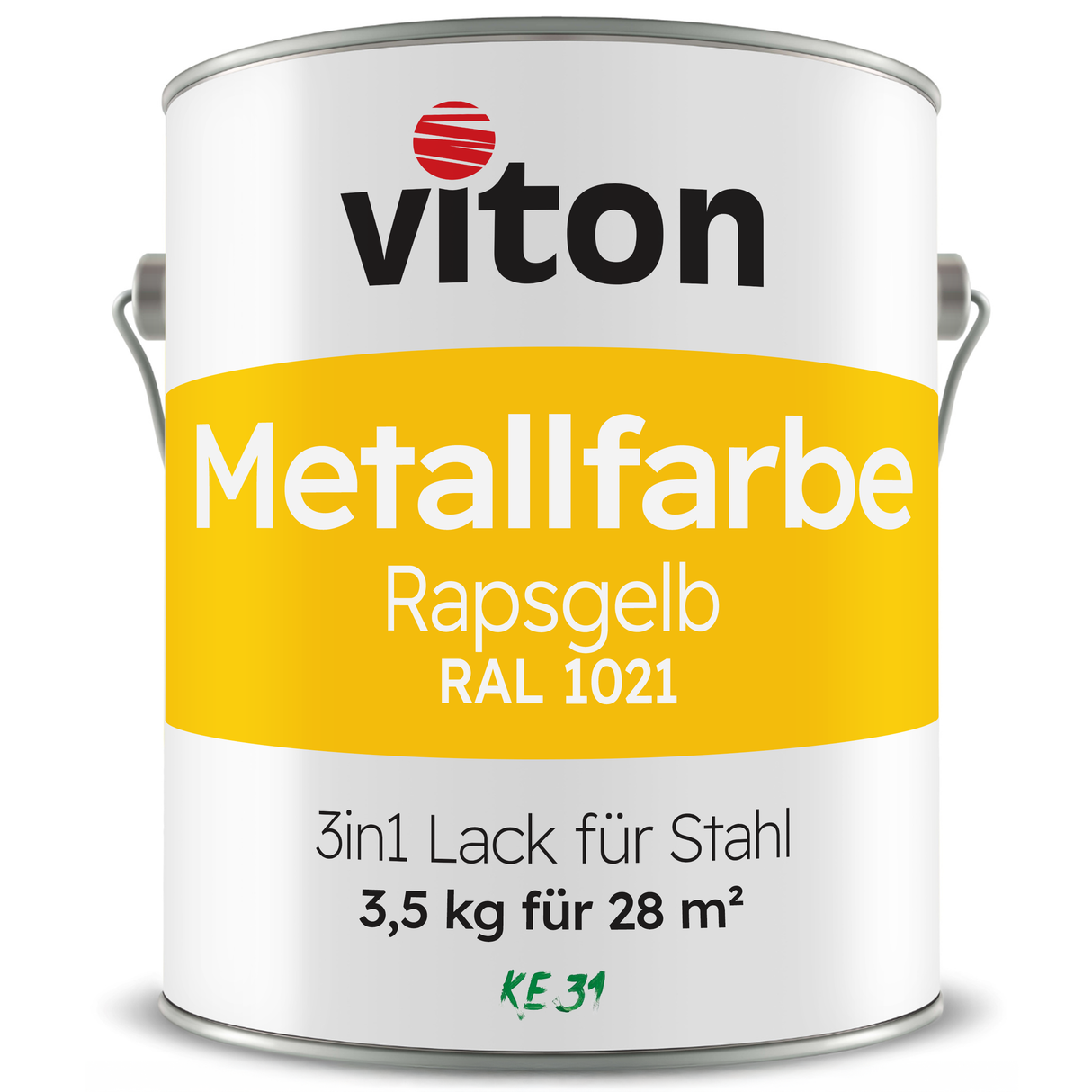 VITON Metallfarbe KE31: 3-in-1 inkl. Rostschutz & Grundierung