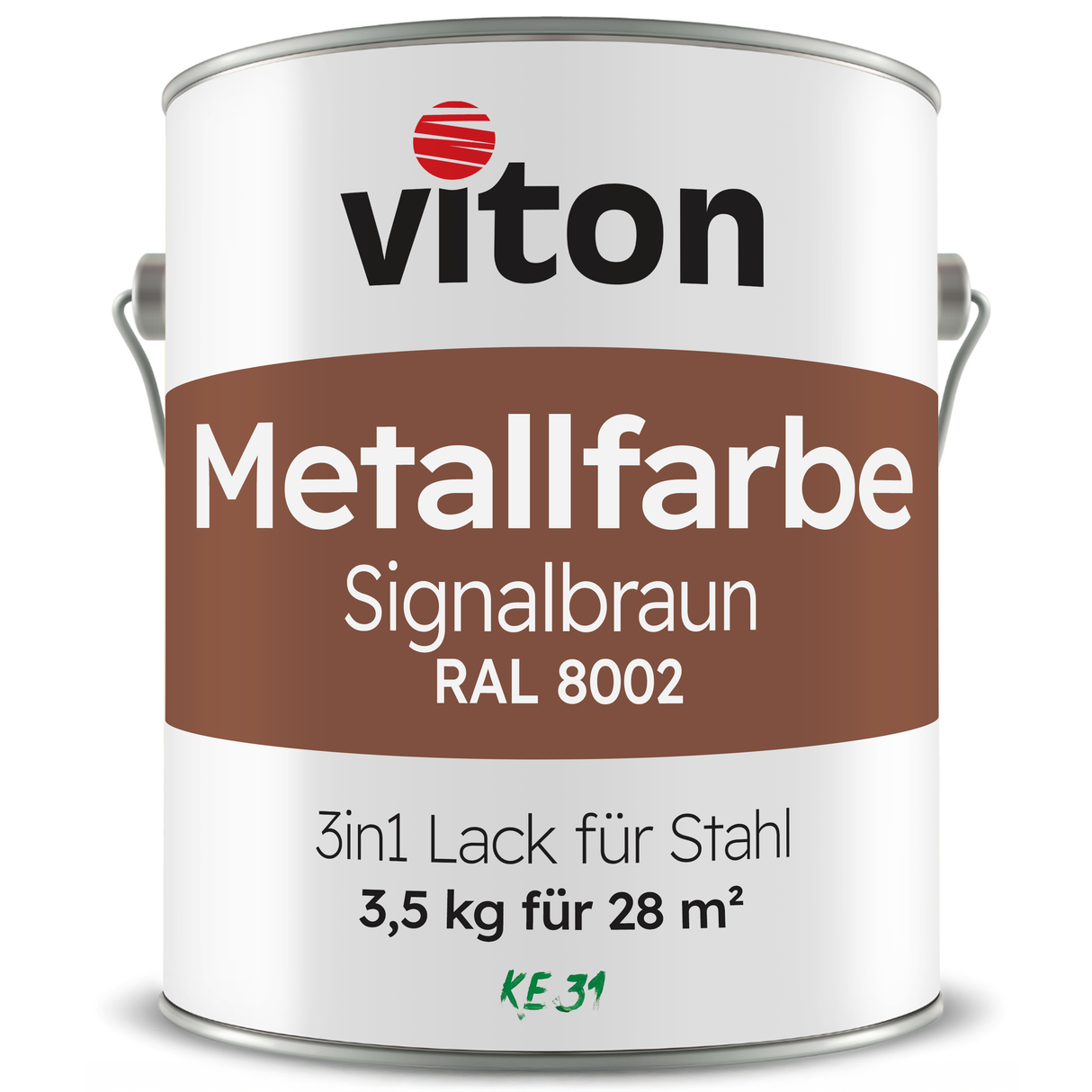 VITON Metallfarbe KE31: 3-in-1 inkl. Rostschutz & Grundierung