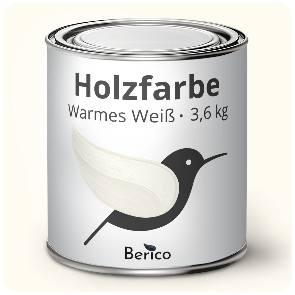 Berico Holzfarbe: 3 - in - 1 Holzlack für Innen und Außen - Feuerrot 0.7 Kg - Berico Farben