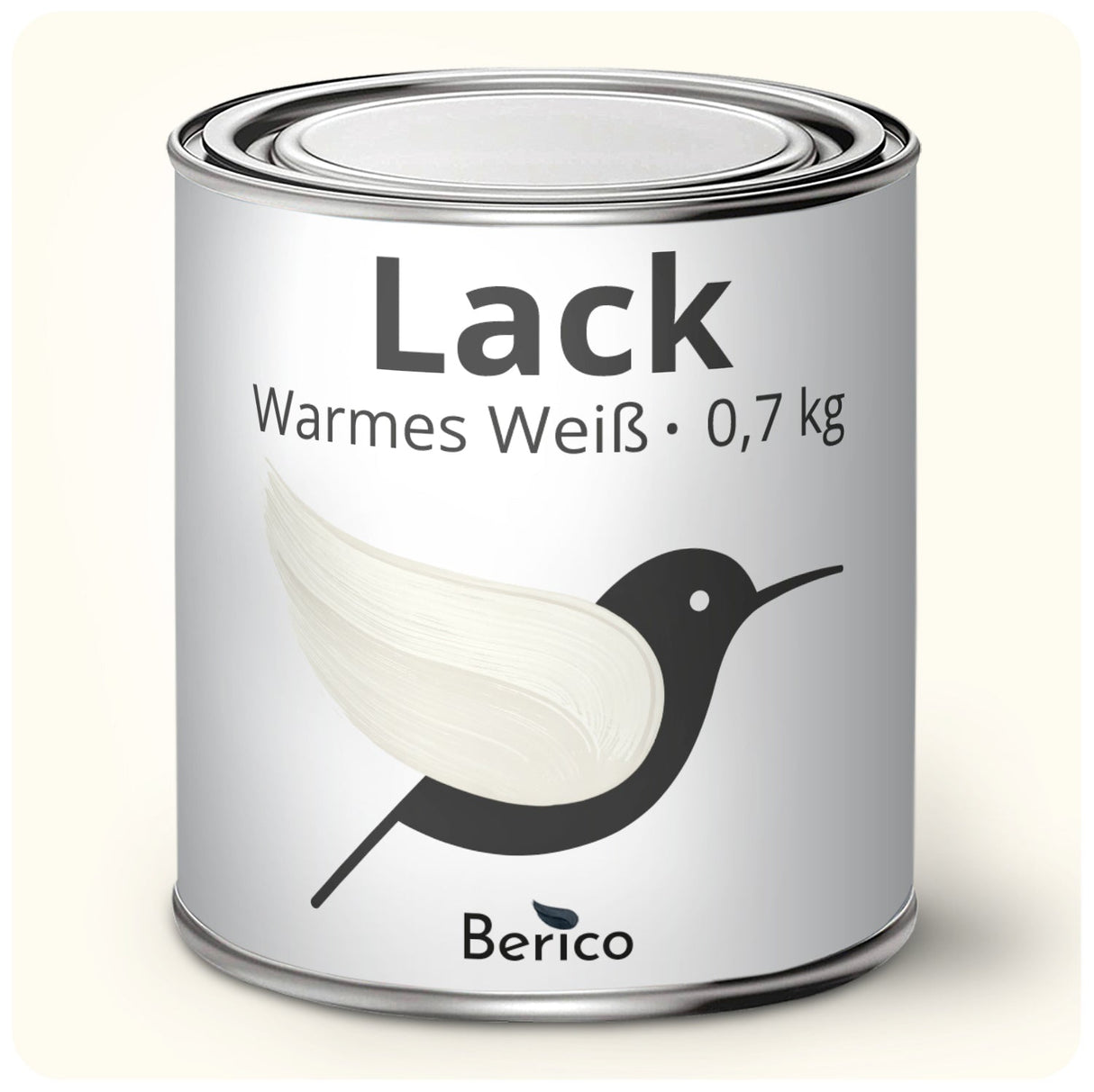 BERICO Lack: Der wasserbasierte Acryllack für dein Projekt - Feuerrot 0.7 Kg - Berico Farben