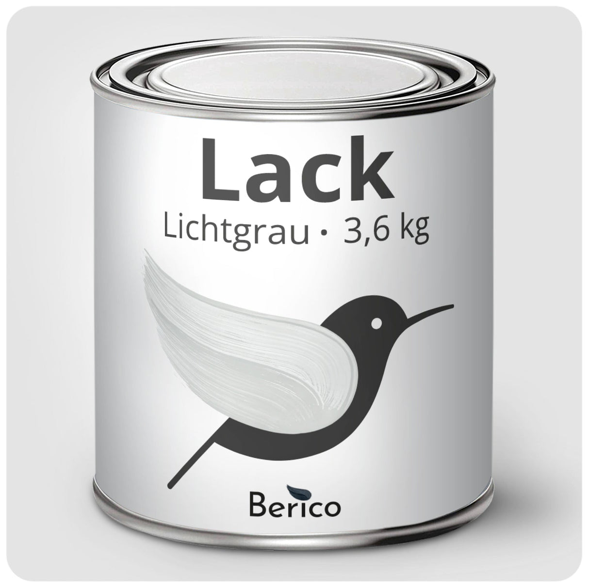 BERICO Lack: Der wasserbasierte Acryllack für dein Projekt - Feuerrot 0.7 Kg - Berico Farben