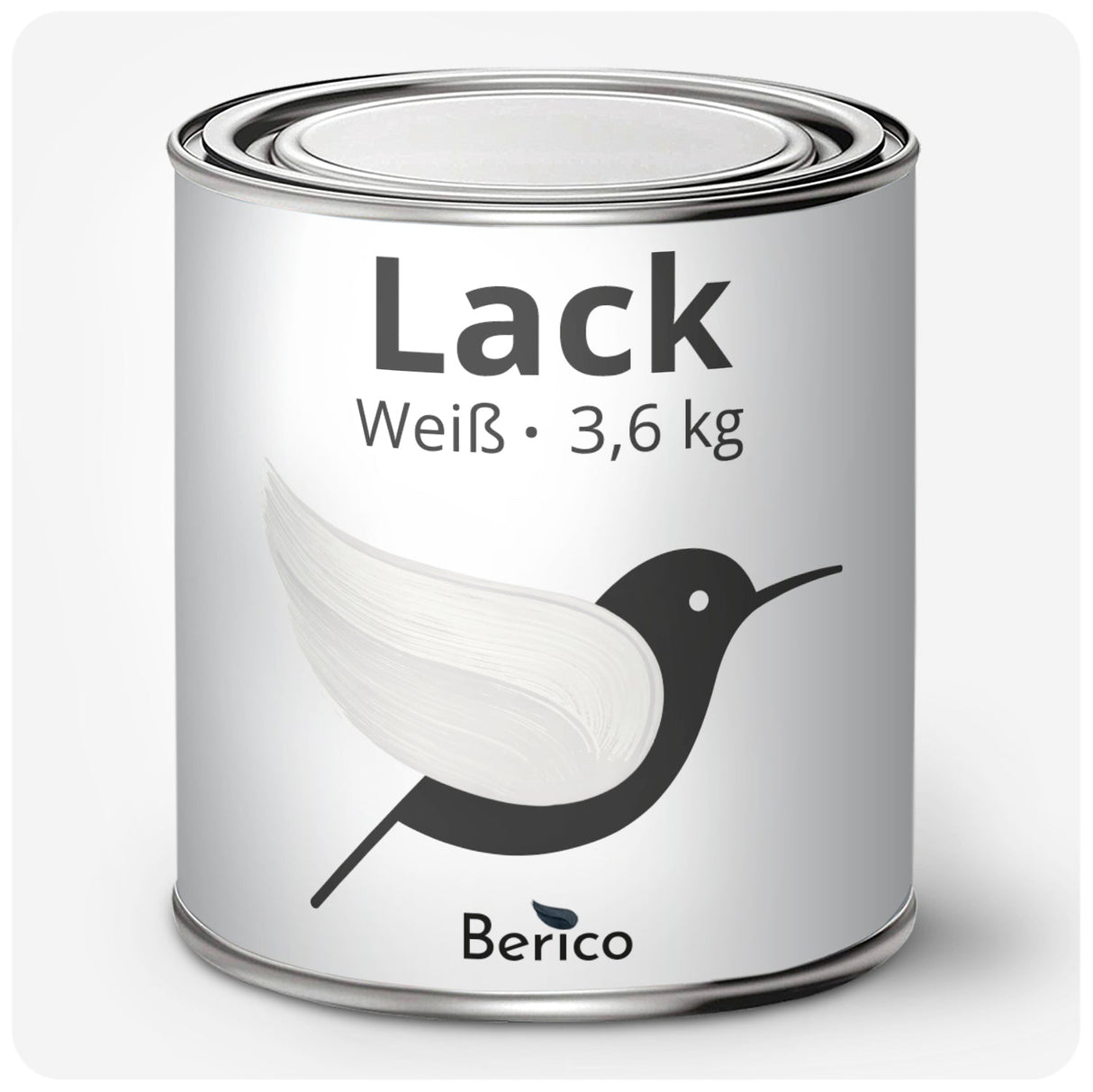 BERICO Lack: Der wasserbasierte Acryllack für dein Projekt - Feuerrot 0.7 Kg - Berico Farben