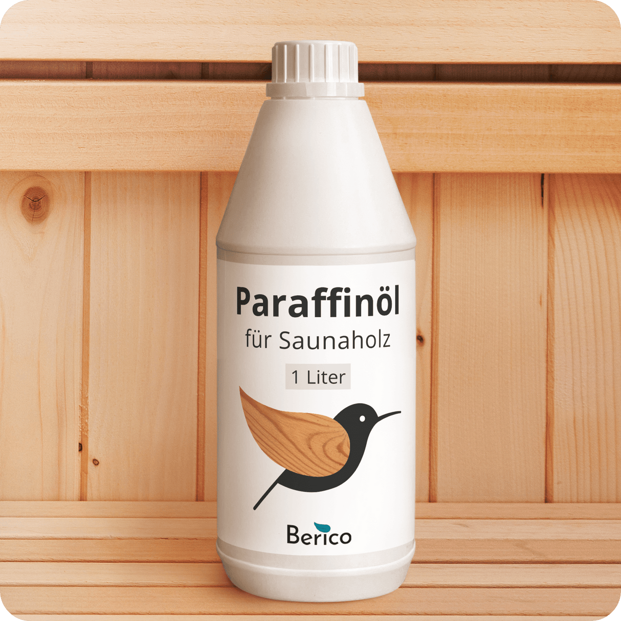 BERICO Paraffinöl: Pflegeöl zum Schutz von Saunaholz - 1 Liter - Berico Farben