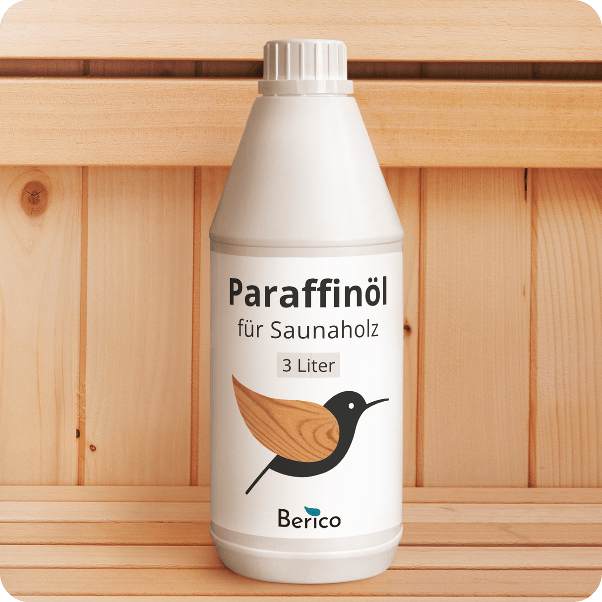 BERICO Paraffinöl: Pflegeöl zum Schutz von Saunaholz - 2 Liter - Berico Farben