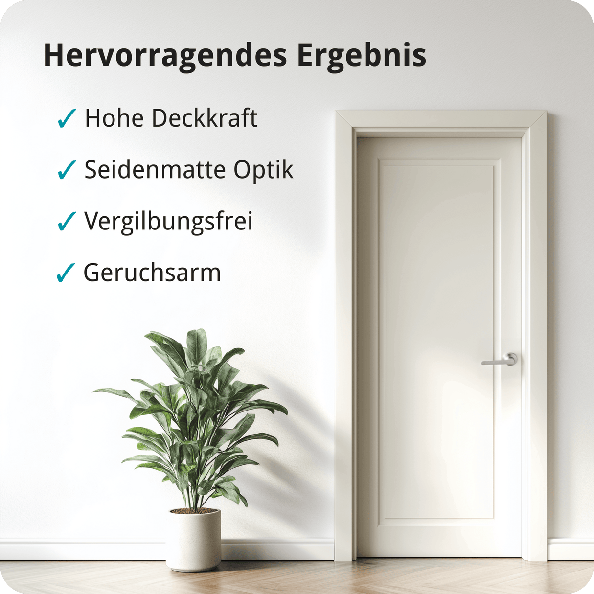 Berico Weisslack - Der universelle Weisslack für Innen und Außen - Warmes Weiss / Reinweiss 3.6 kg - Berico Farben