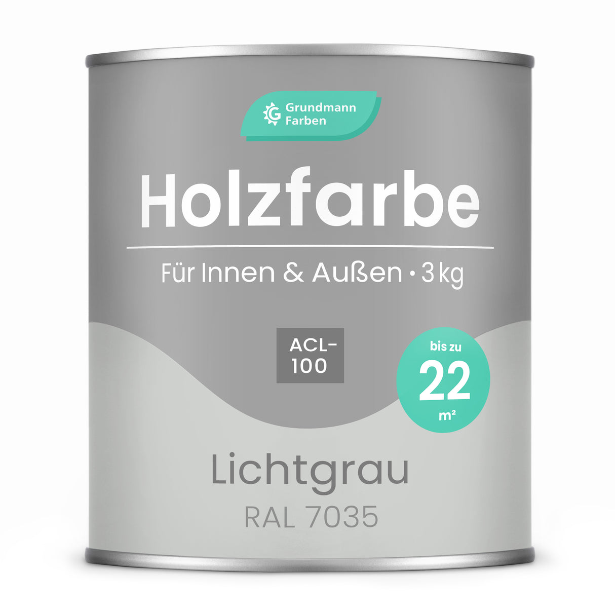 GRUNDMANN Holzfarbe & Wetterschutzfarbe: 4-in-1 Holzanstrich inkl. Grundierung