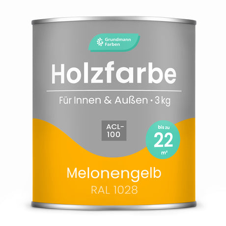 GRUNDMANN Holzfarbe & Wetterschutzfarbe: 4-in-1 Holzanstrich inkl. Grundierung