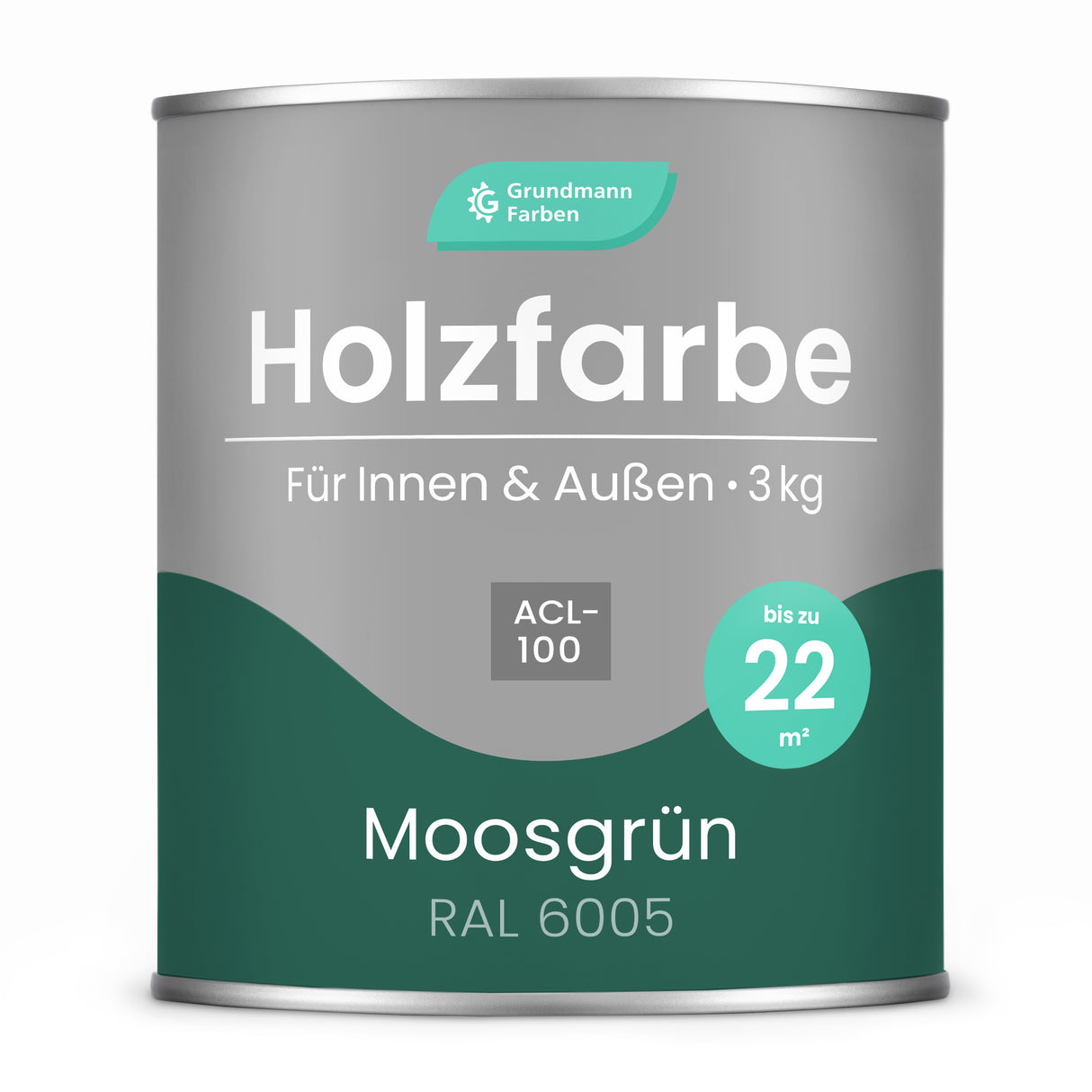 GRUNDMANN Holzfarbe & Wetterschutzfarbe: 4-in-1 Holzanstrich inkl. Grundierung