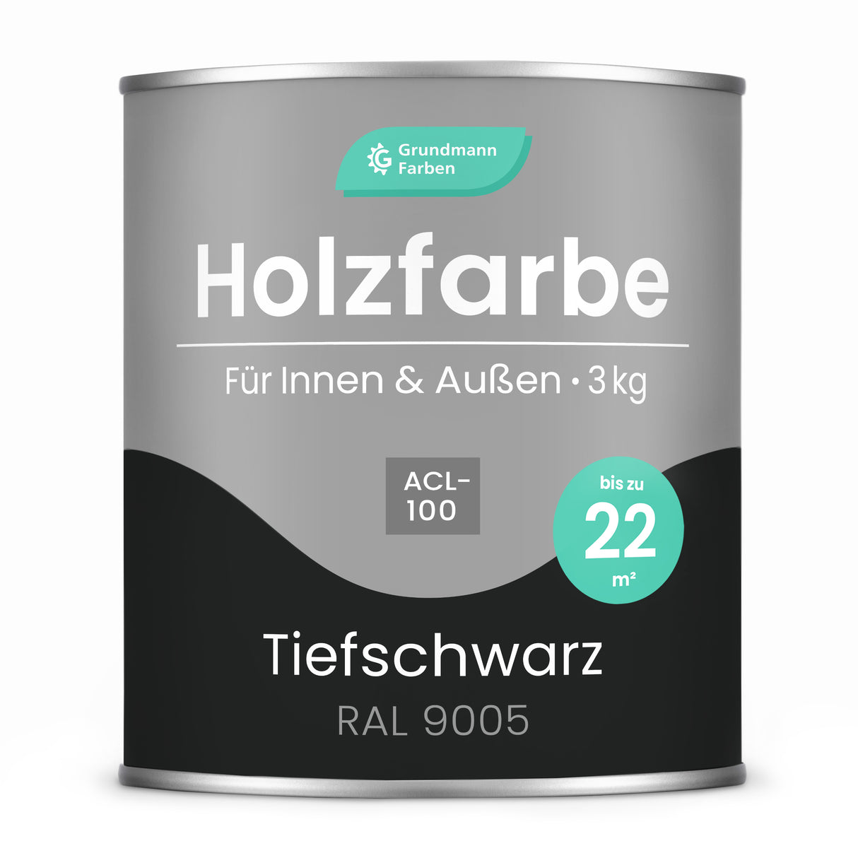 GRUNDMANN Holzfarbe & Wetterschutzfarbe: 4-in-1 Holzanstrich inkl. Grundierung