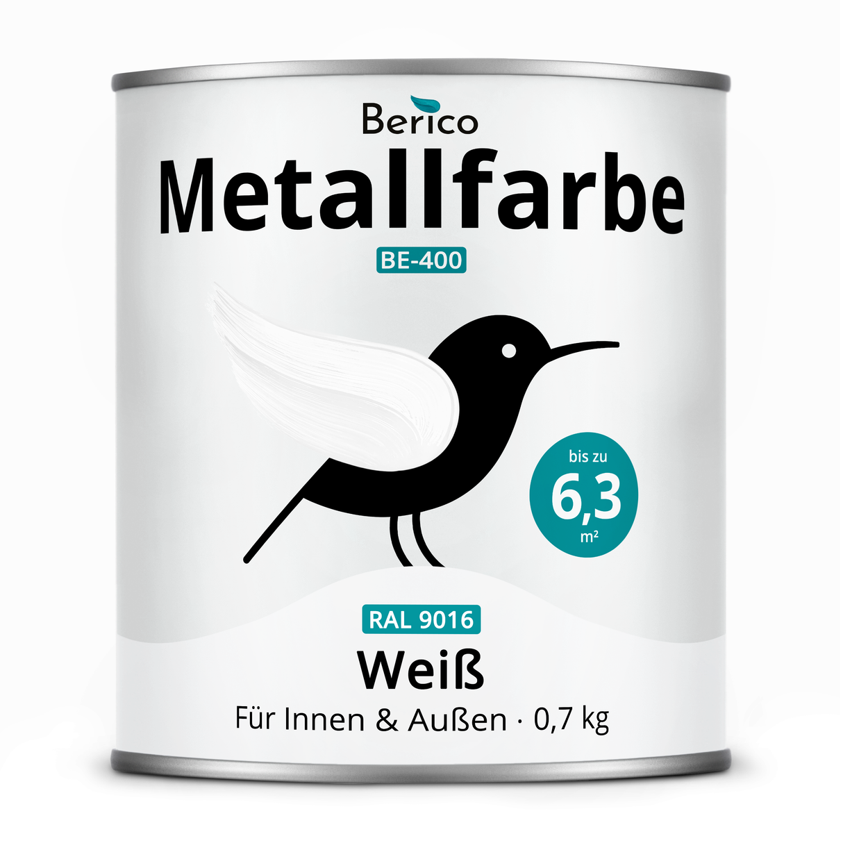 BERICO Metallfarbe: geruchsarmer und stark haftender 4-in-1 Lack