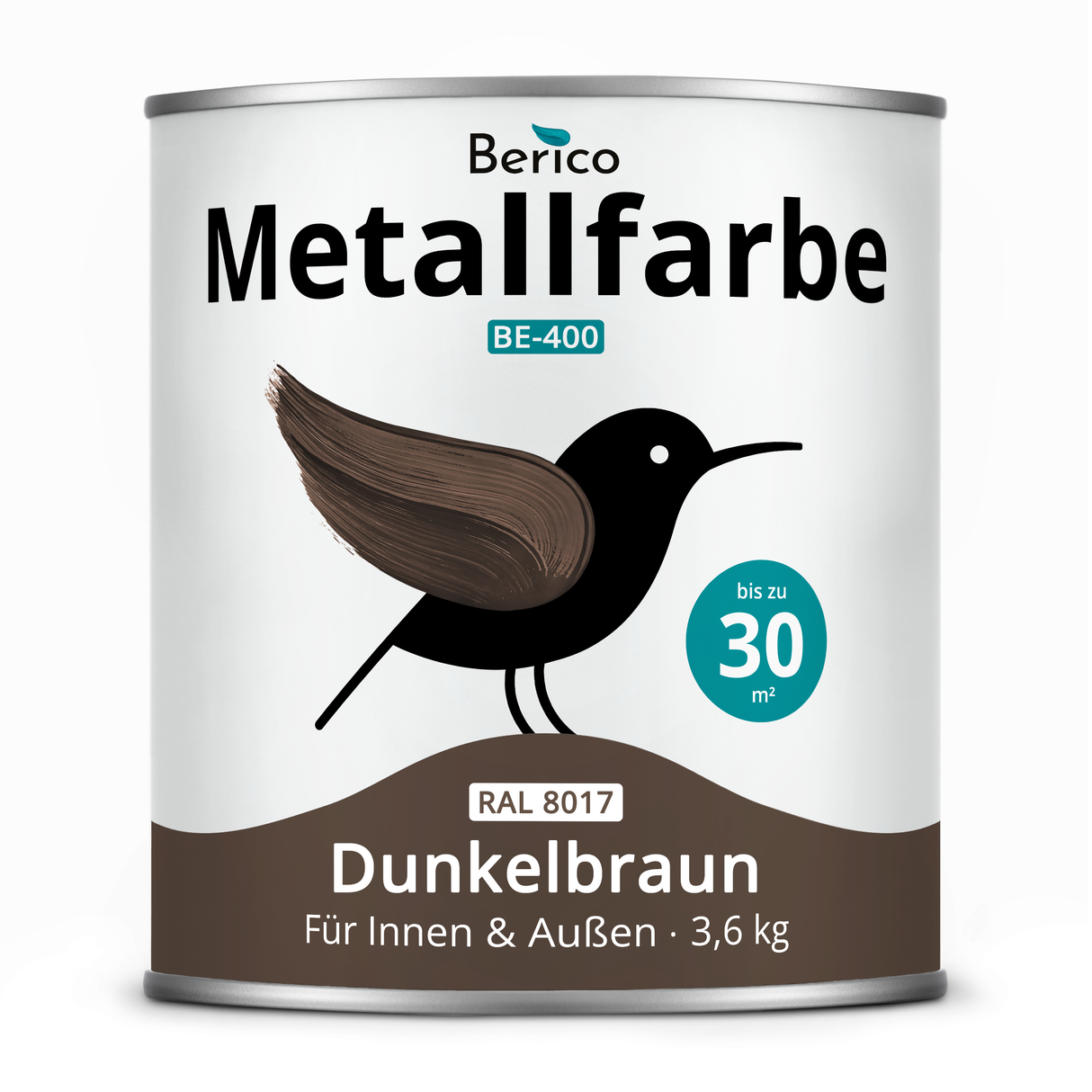 BERICO Metallfarbe: geruchsarmer und stark haftender 4-in-1 Lack