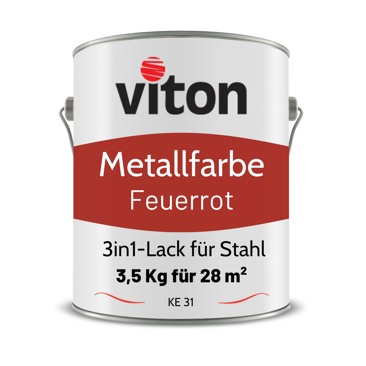 VITON Metallfarbe KE31: 3-in-1 inkl. Rostschutz & Grundierung