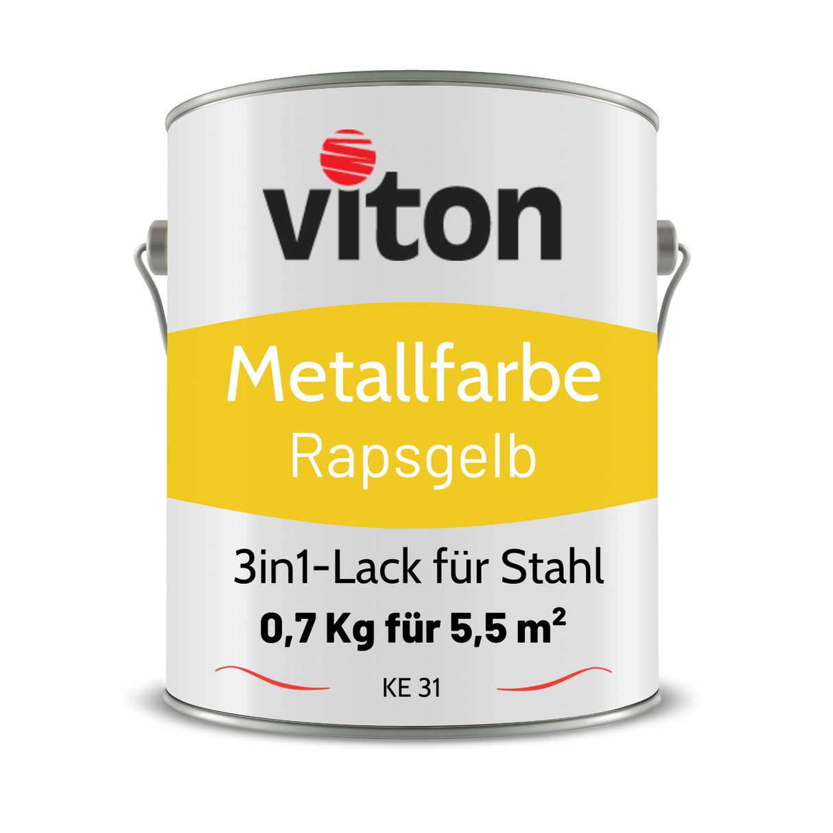 VITON Metallfarbe KE31: 3-in-1 inkl. Rostschutz & Grundierung