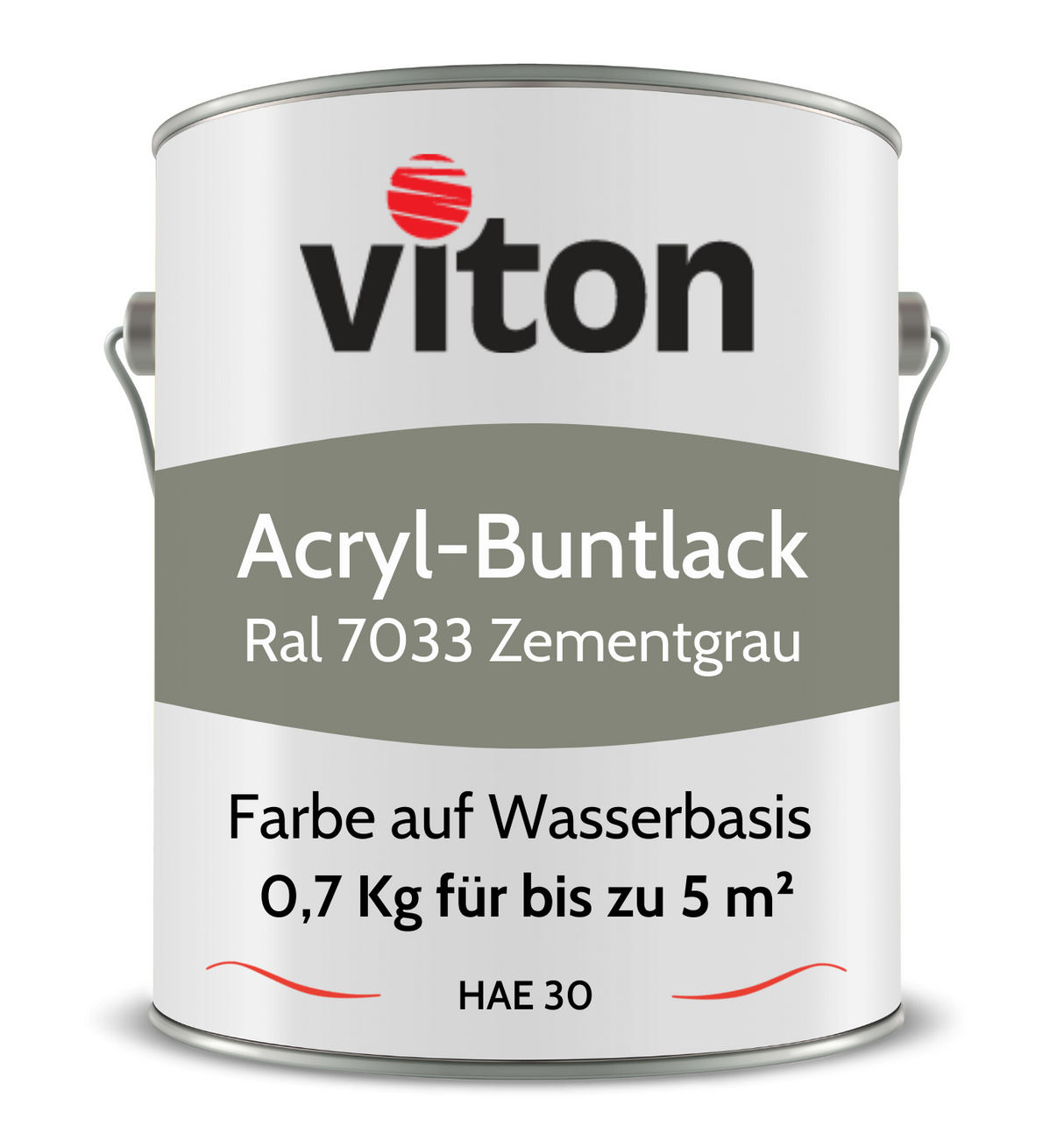 VITON Buntlack & Möbelfarbe HAE 30 - Vielseitig und Umweltschonend - 3 Kg RAL 9016 – Verkehrsweiss - Berico Farben